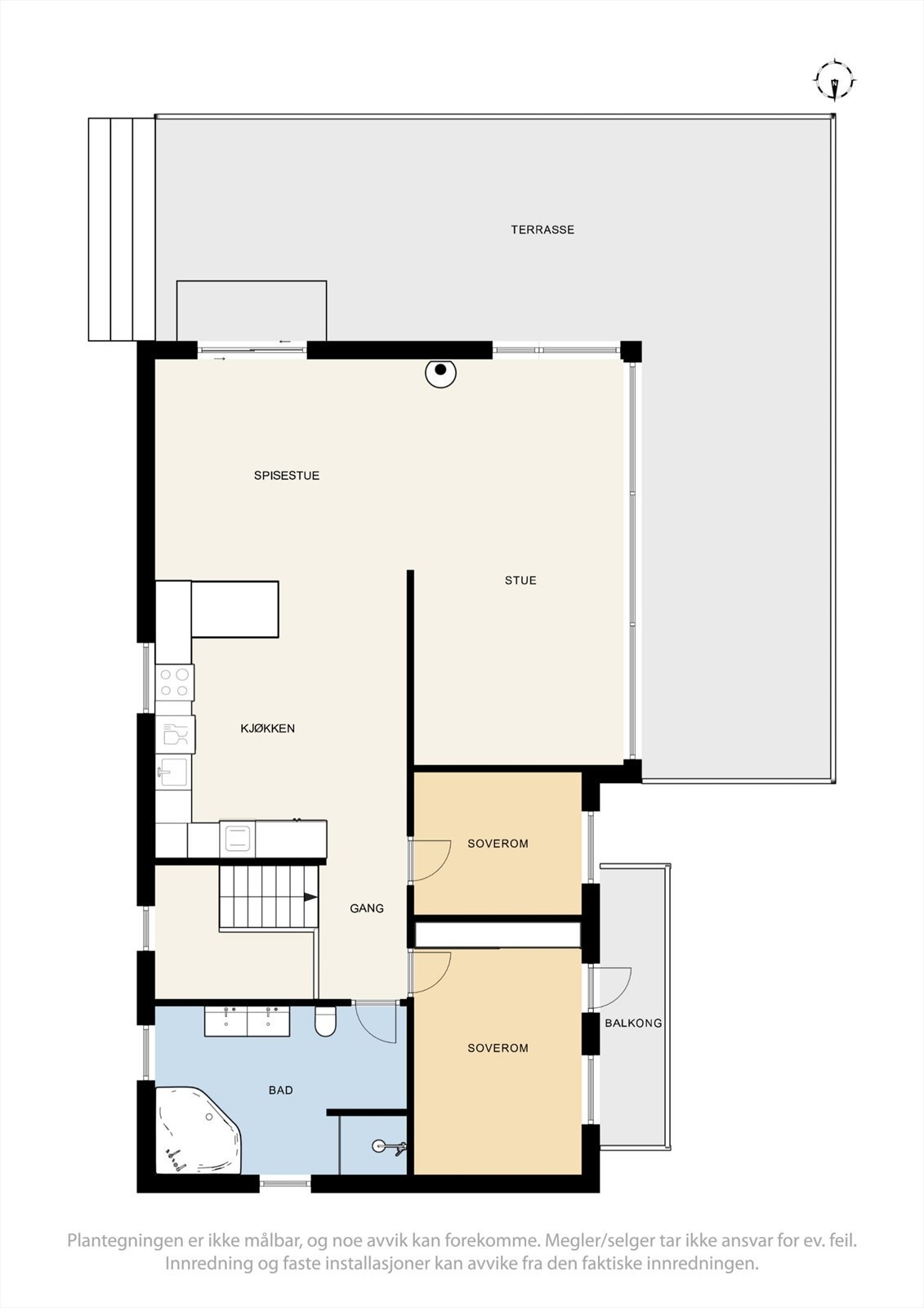 Plantegning 1. etasje. Galleribilde