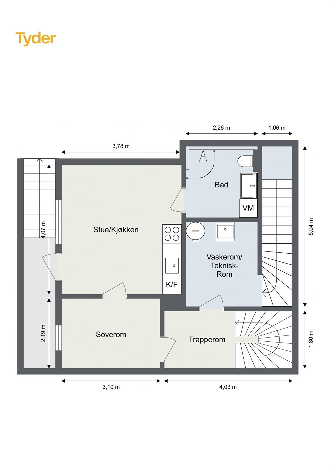 Underetasje. Galleribilde