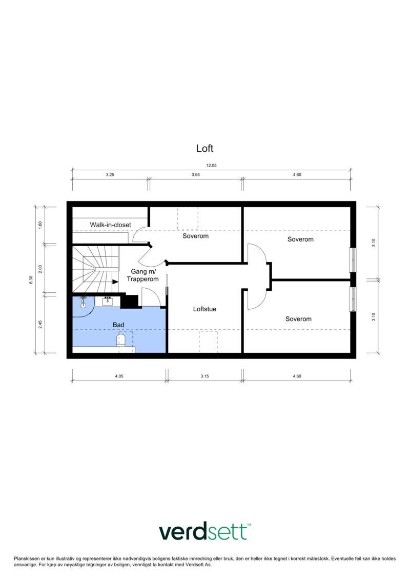 - Plantegning 2.etg - Galleribilde