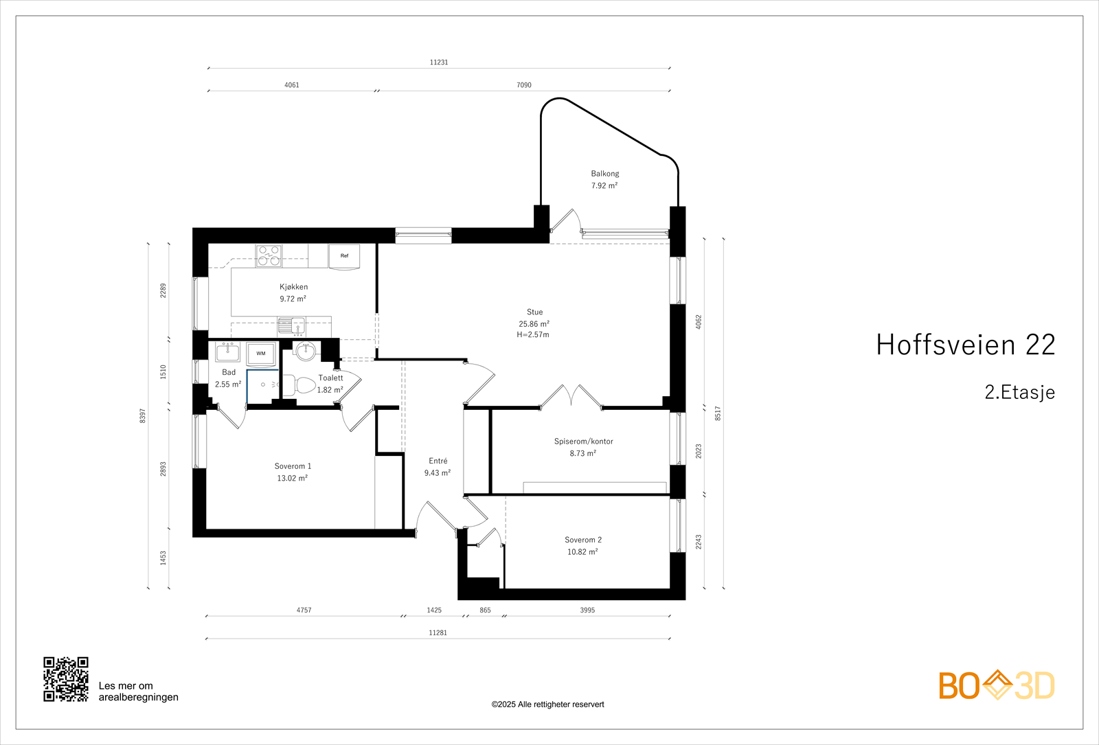 Plantegning Galleribilde