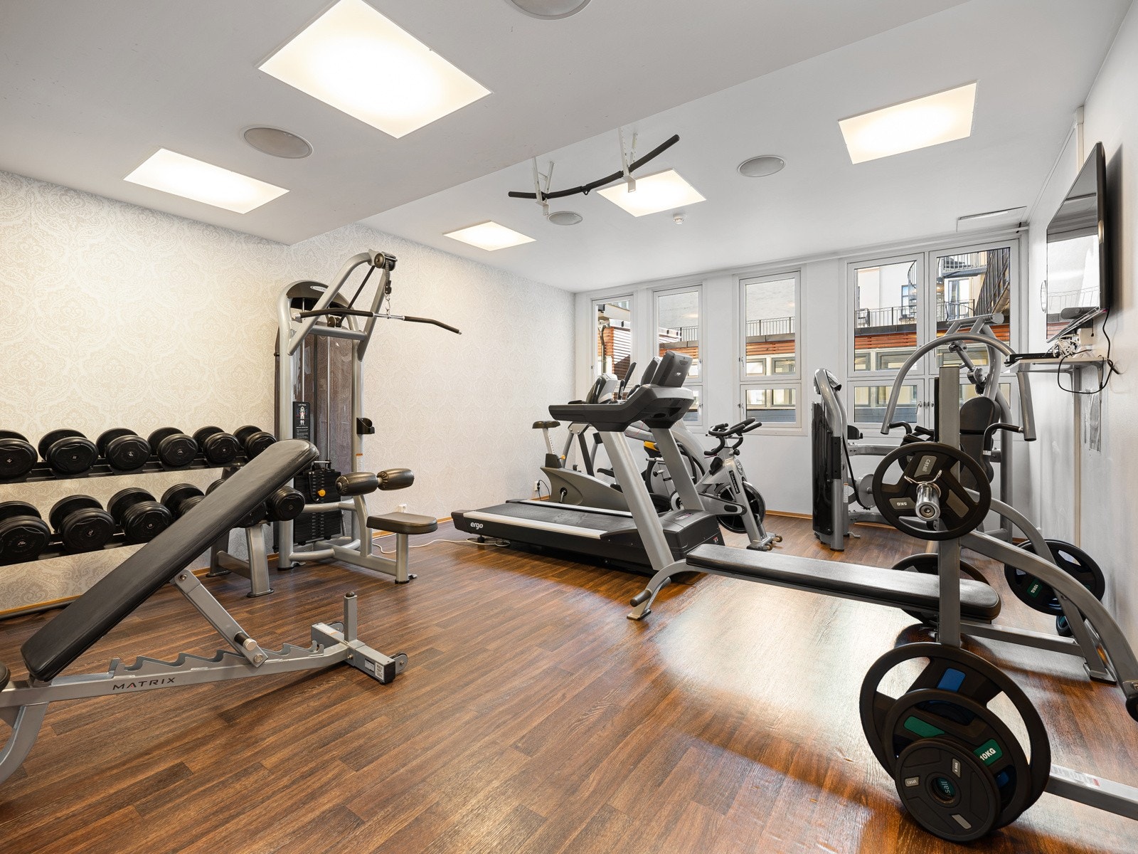 Godt utstyrt treningsrom Galleribilde