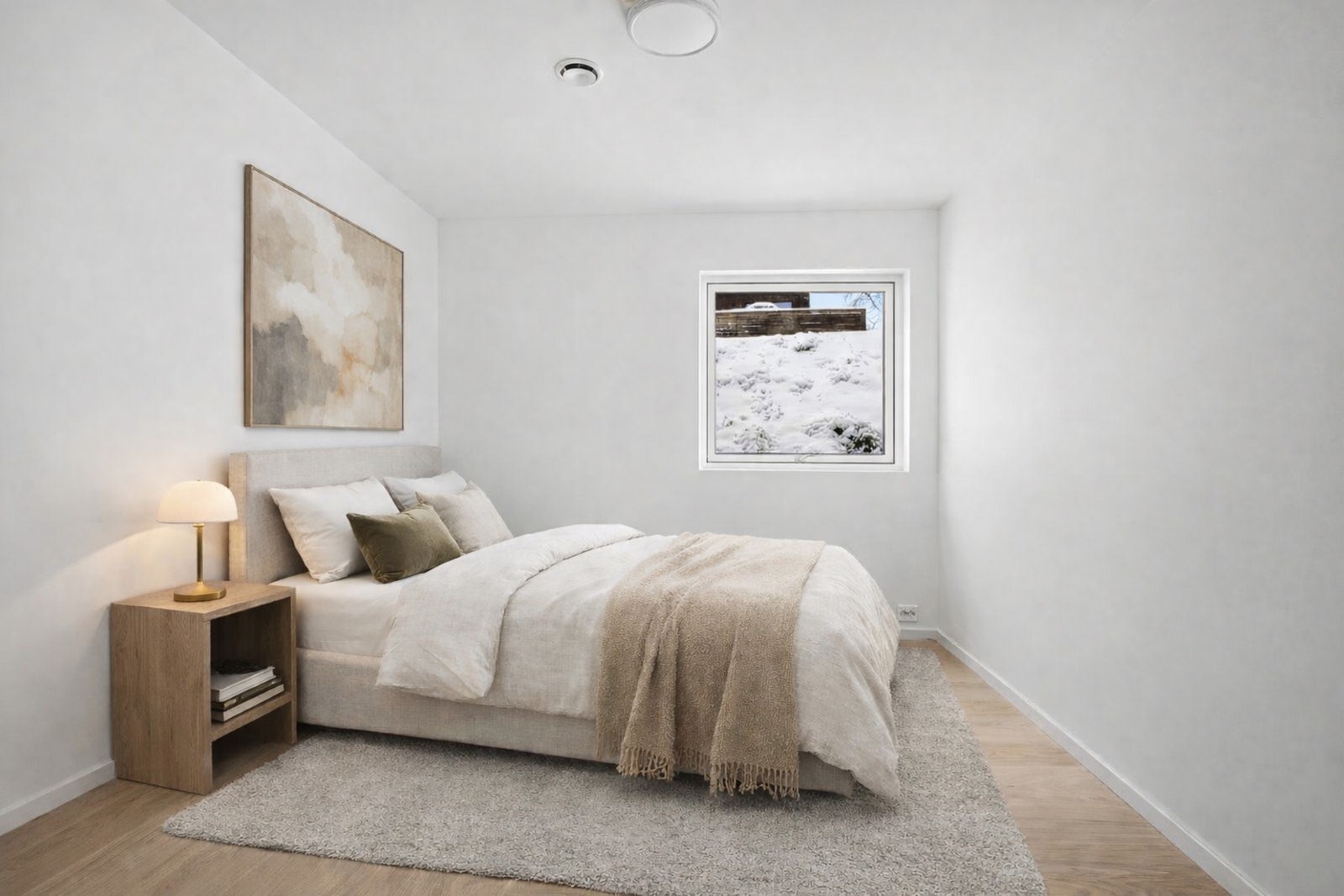 Digitalmøblert soverom. To soverom til hoveddelen også i første etasje. Galleribilde