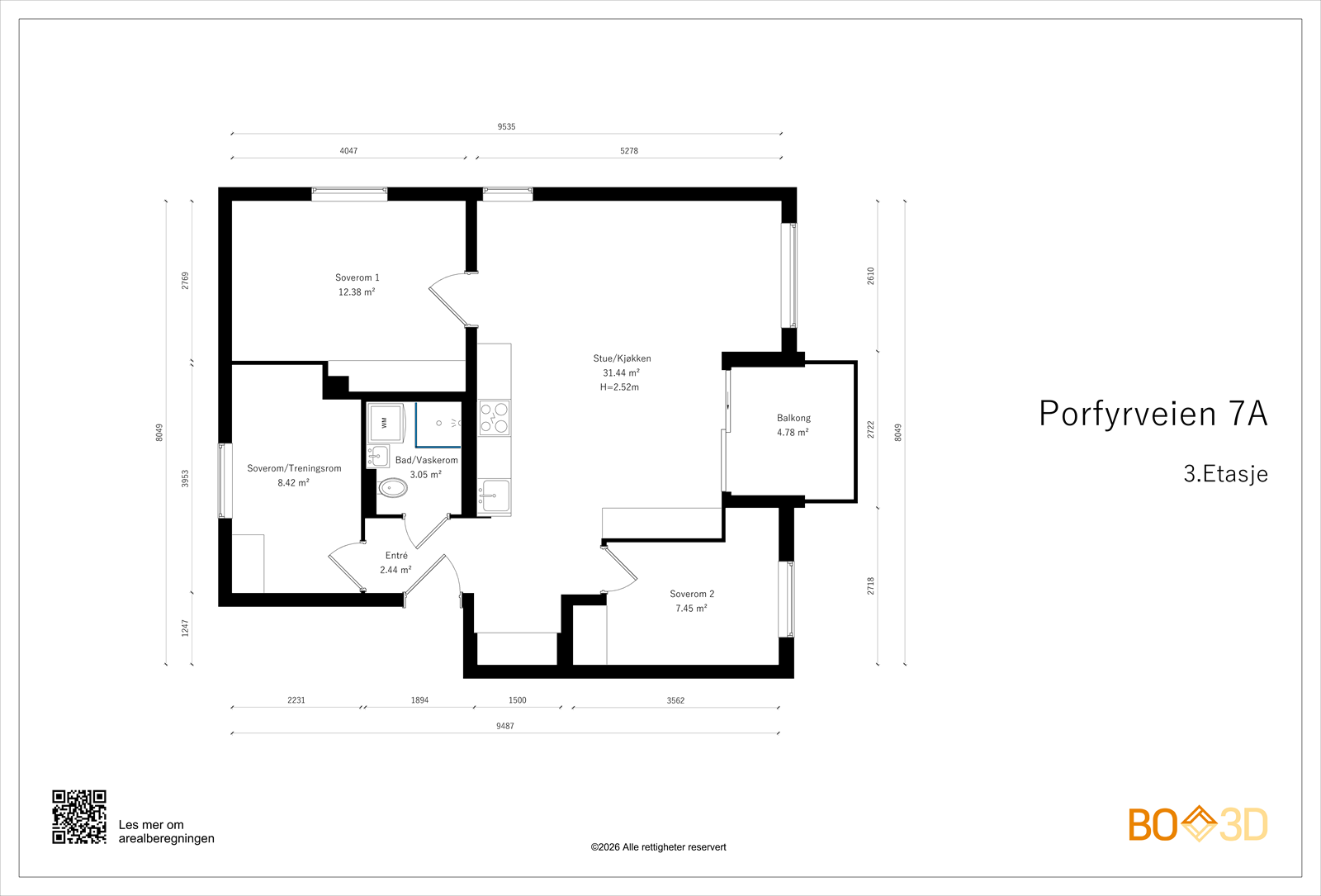 Plantegning Galleribilde