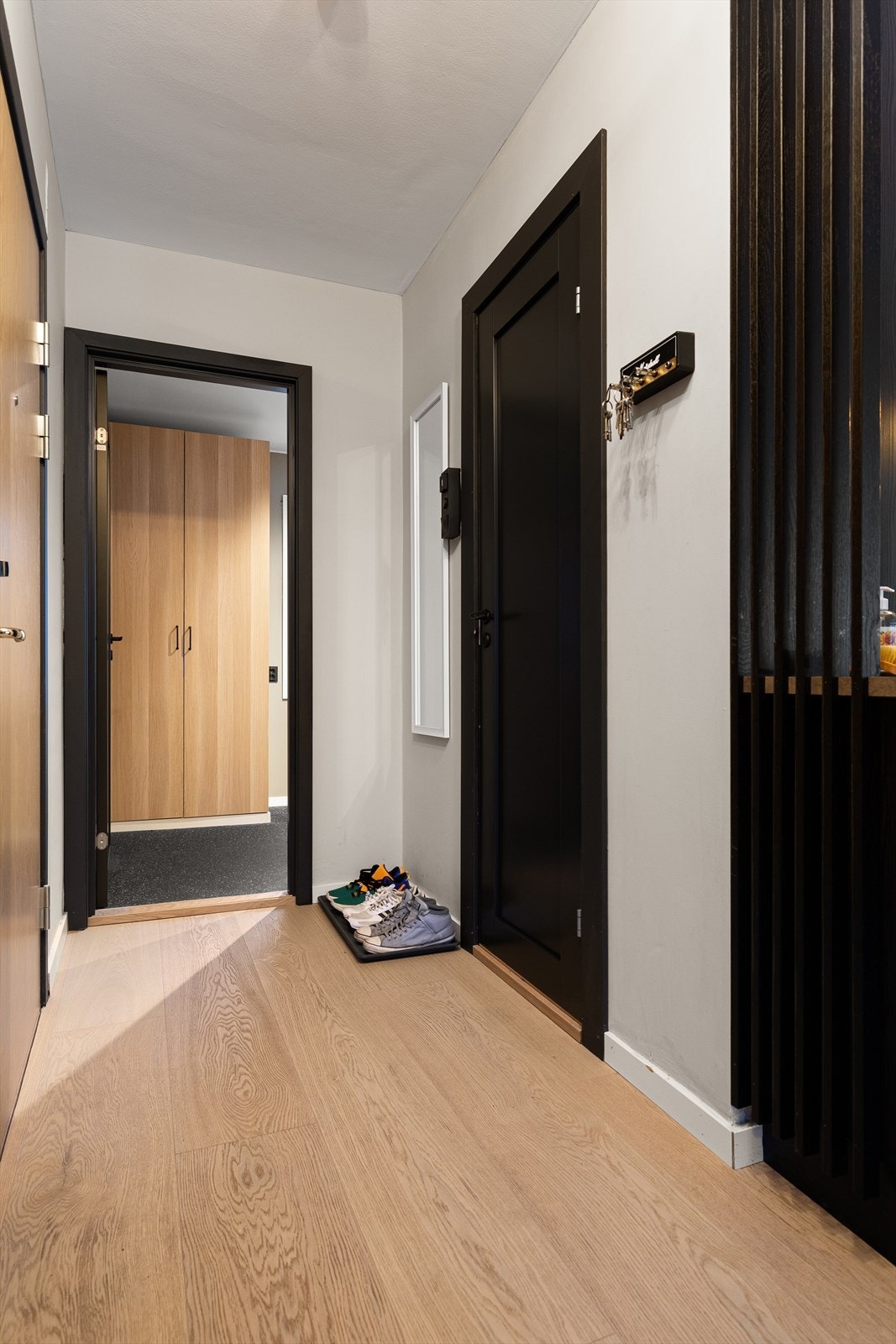 Entreén gir et godt førsteintrykk og det er adkomst til boligens øvrige rom Galleribilde