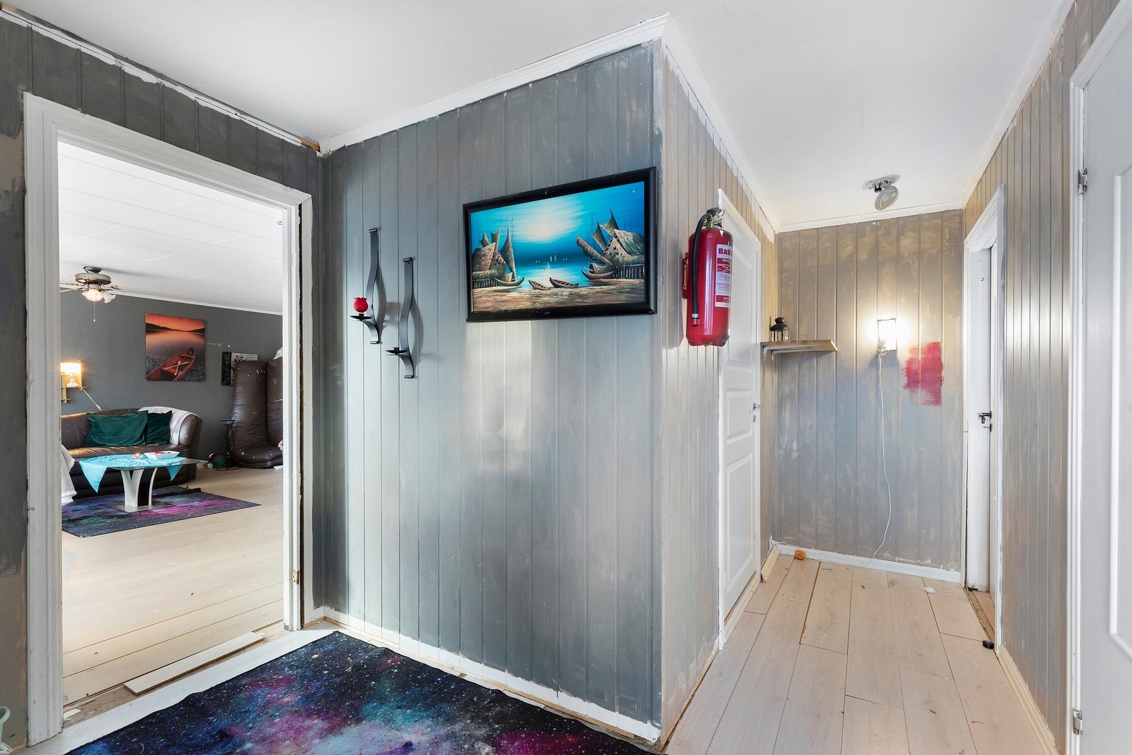 Gangen og entreen er på nesten 11 kvm. Galleribilde