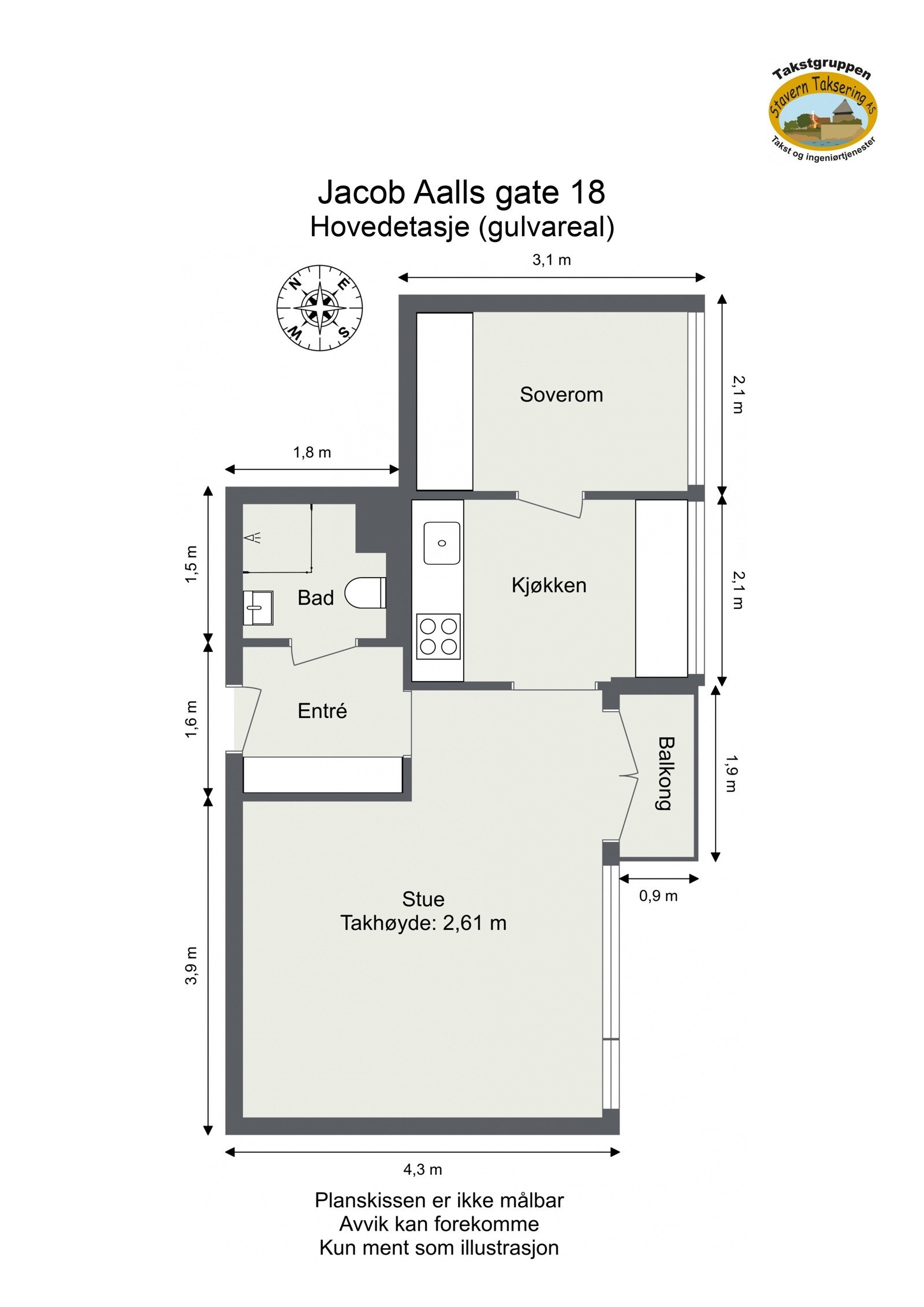 Plantegning Galleribilde