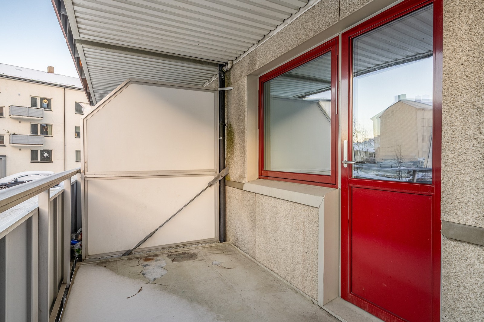 Overbygd veranda. Galleribilde