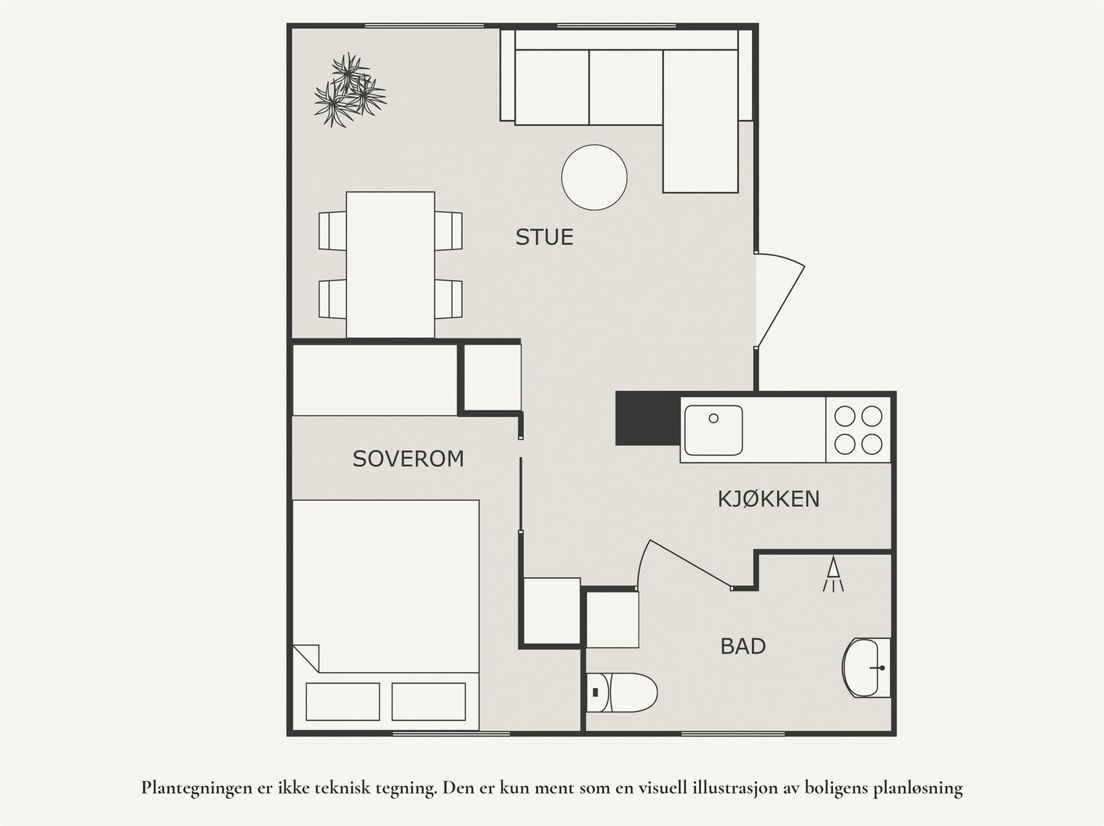Plantegning. Galleribilde