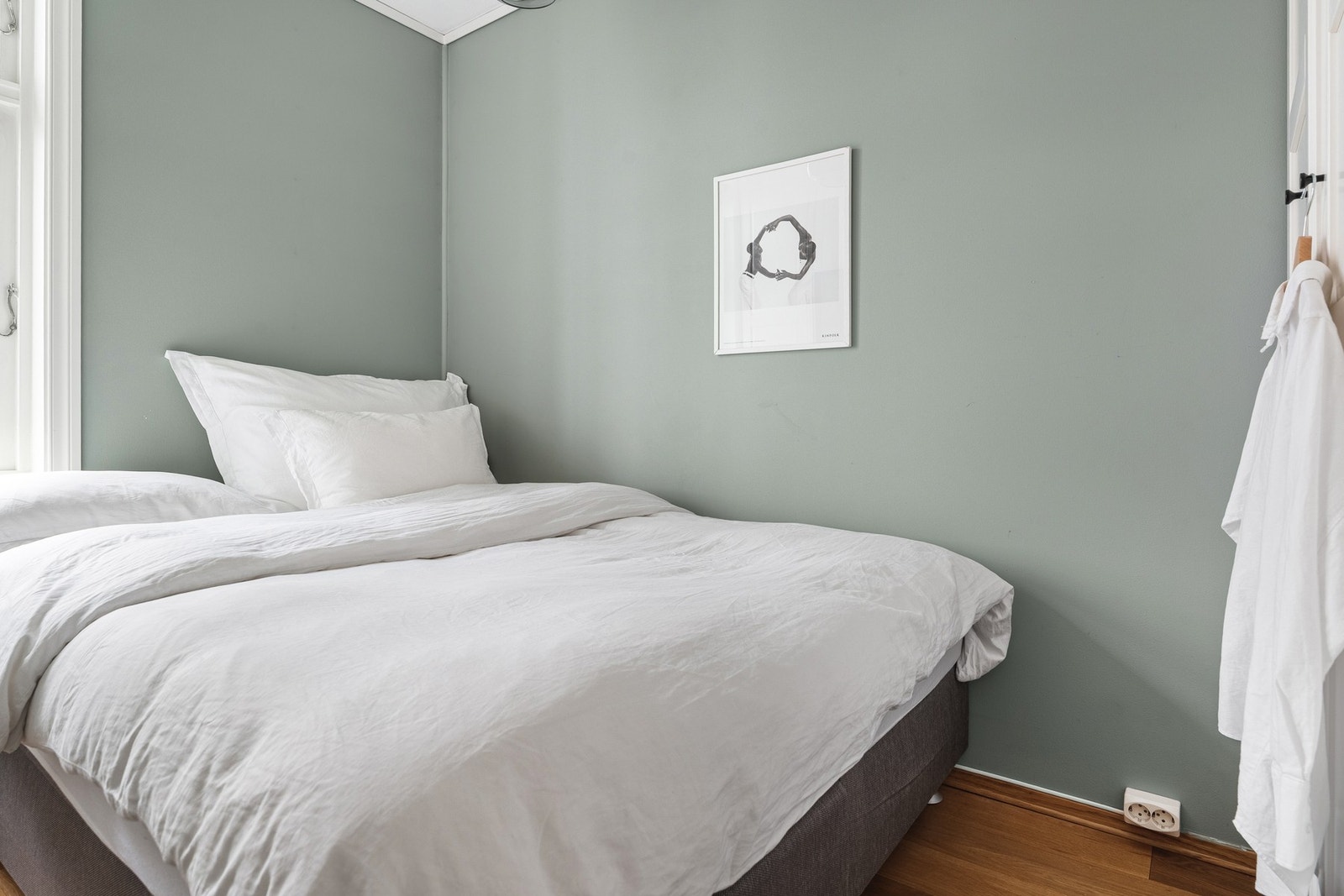 Trivelig soverom på 6,4 kvm. Galleribilde