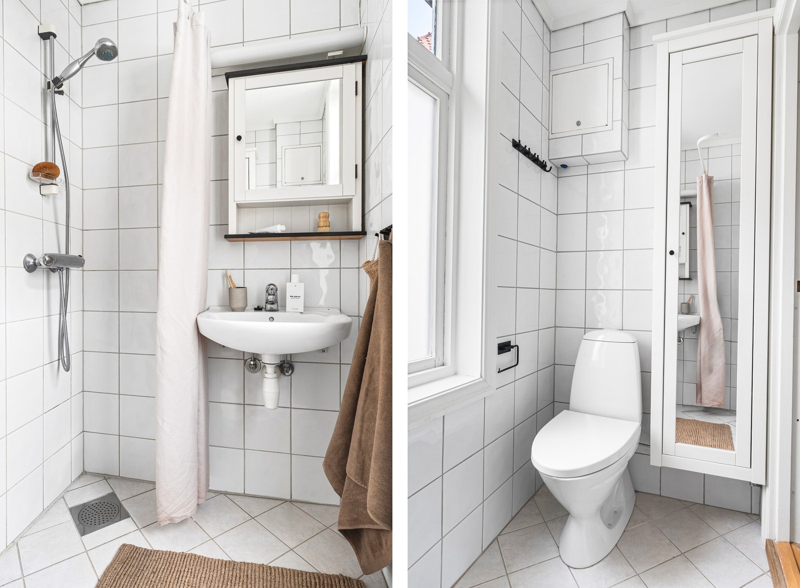 På badet er det toalett, servant og dusj. Galleribilde