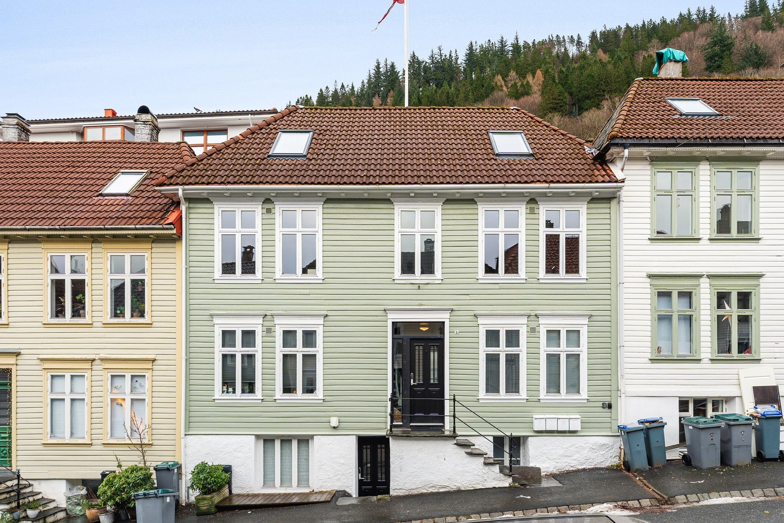 I kjeller er det felles vaskerom. Galleribilde