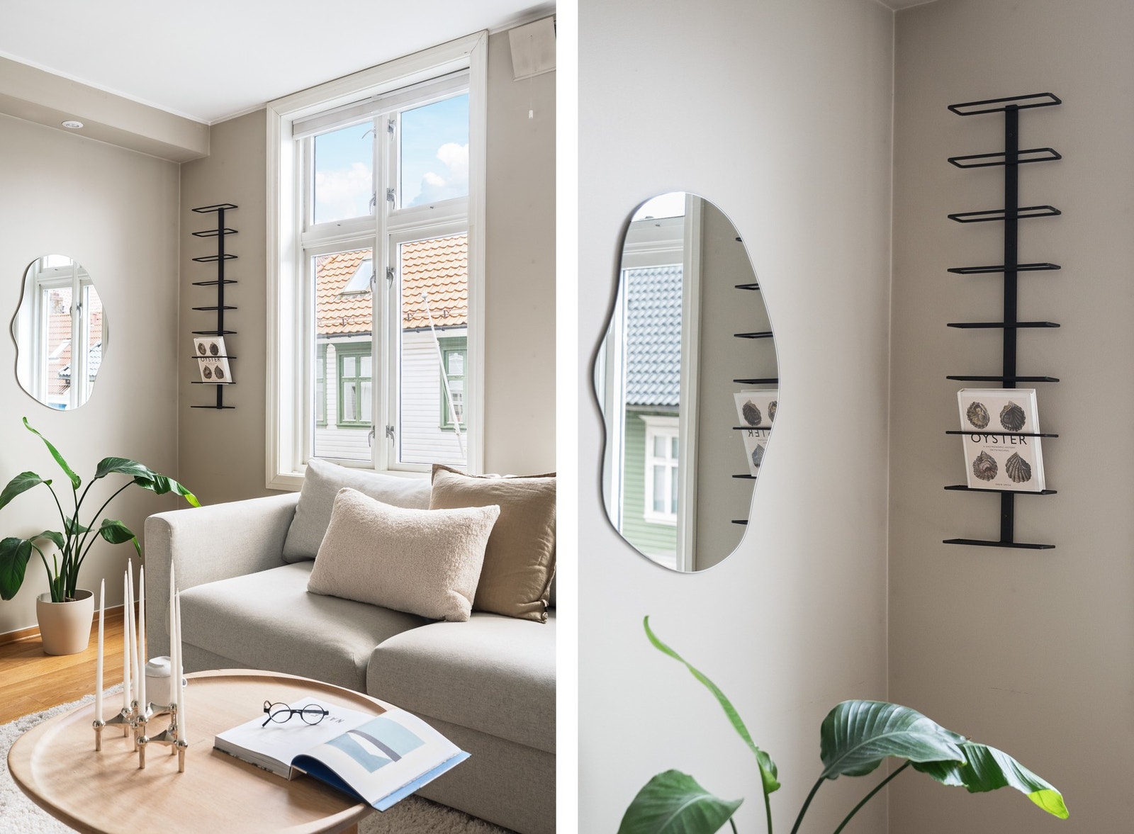 Store vinduer sørger for godt med naturlig lysinnslipp. Galleribilde