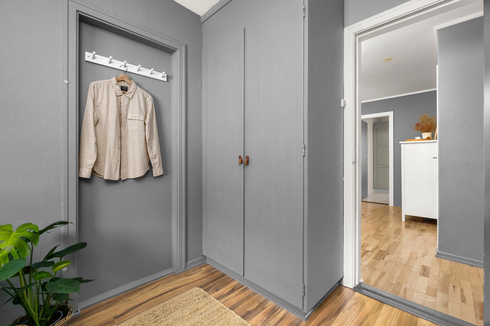 Rommet måler 7,7 kvm Galleribilde