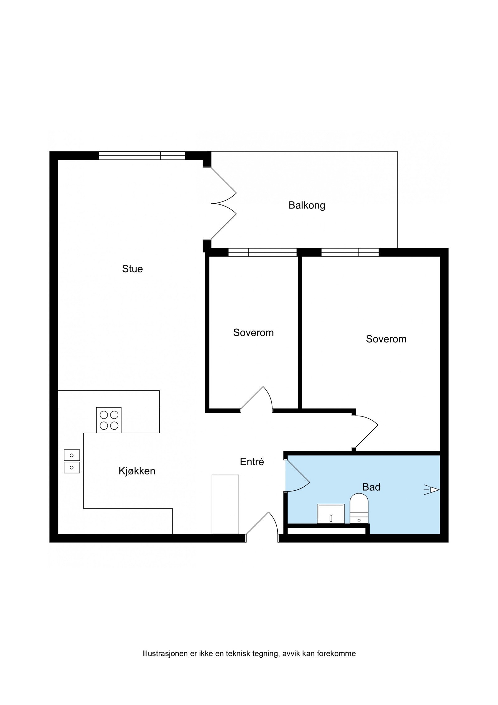 Plantegning. Galleribilde