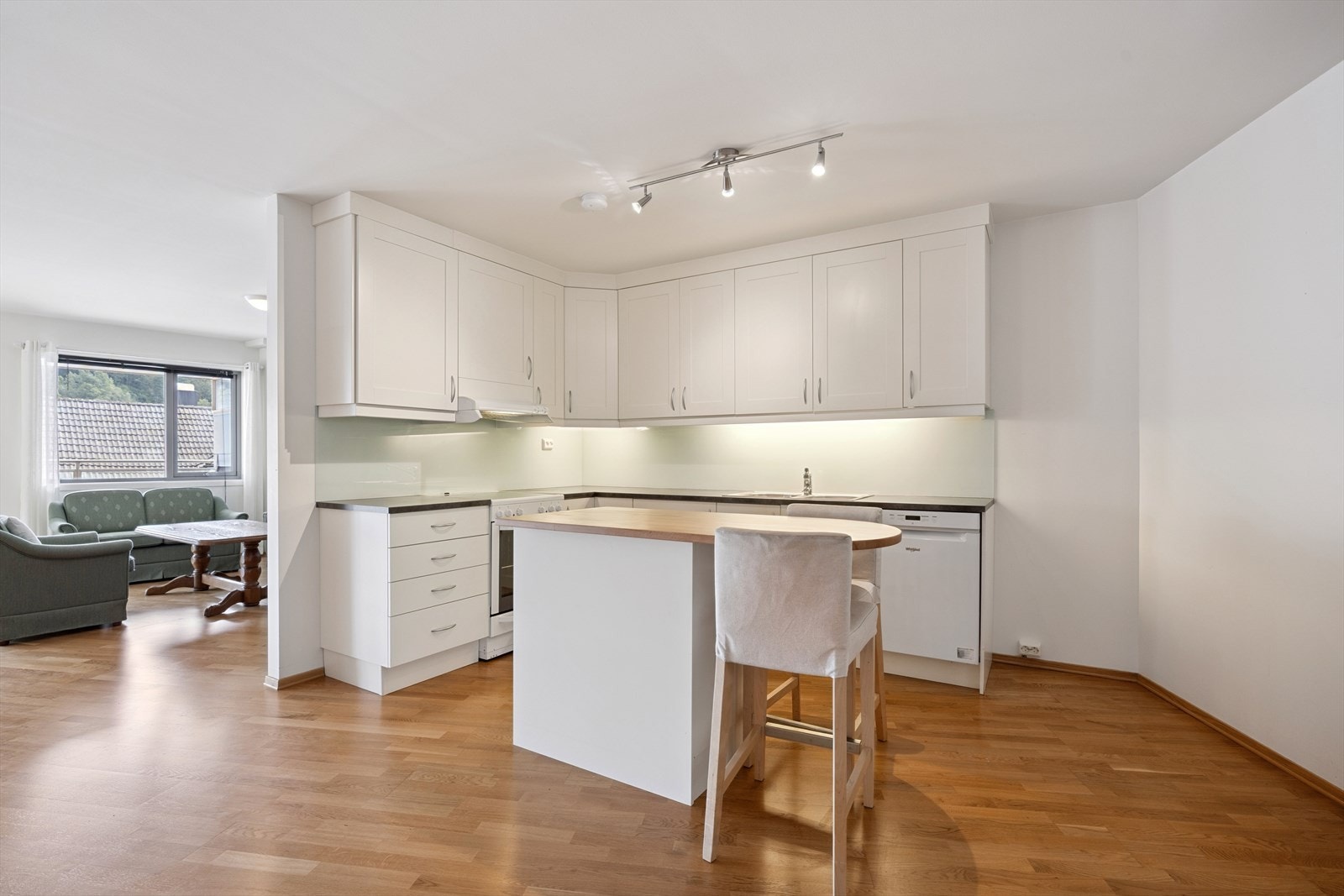 Kjekk leilighet i sentrum med gjennomgående normal standard Galleribilde