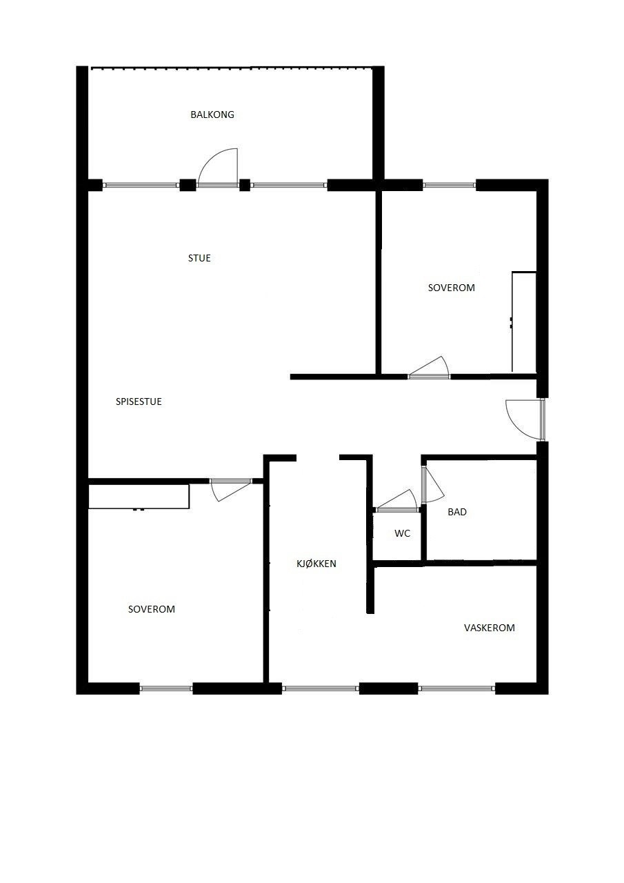 Plantegning Galleribilde