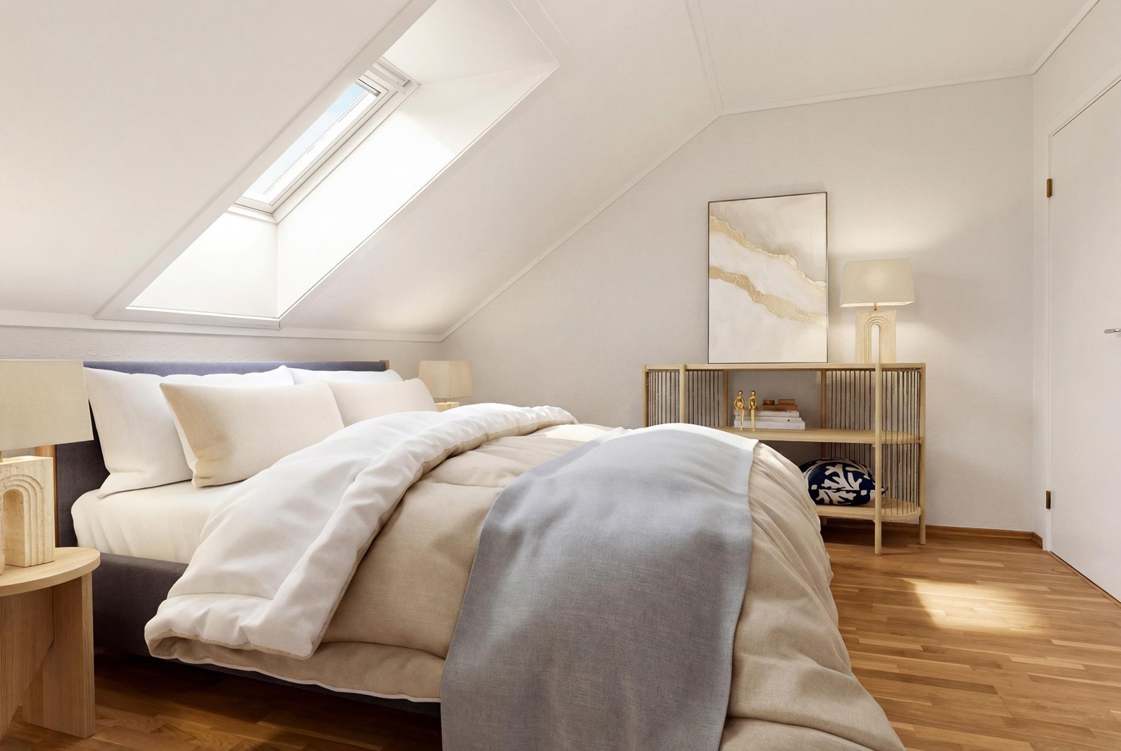 Soverom (Digital møblering) Galleribilde