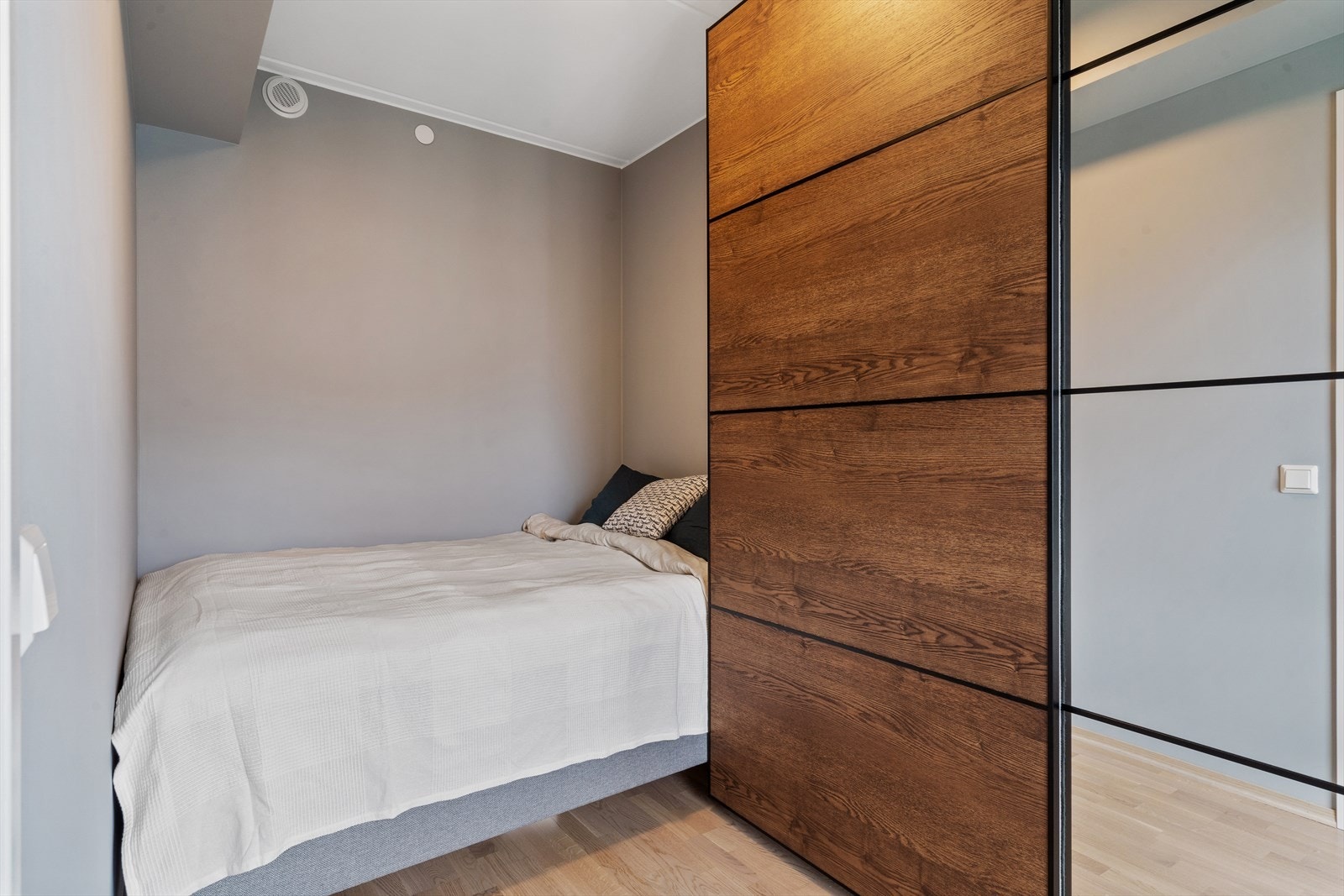 Soverommet måler 7,5 m². Galleribilde