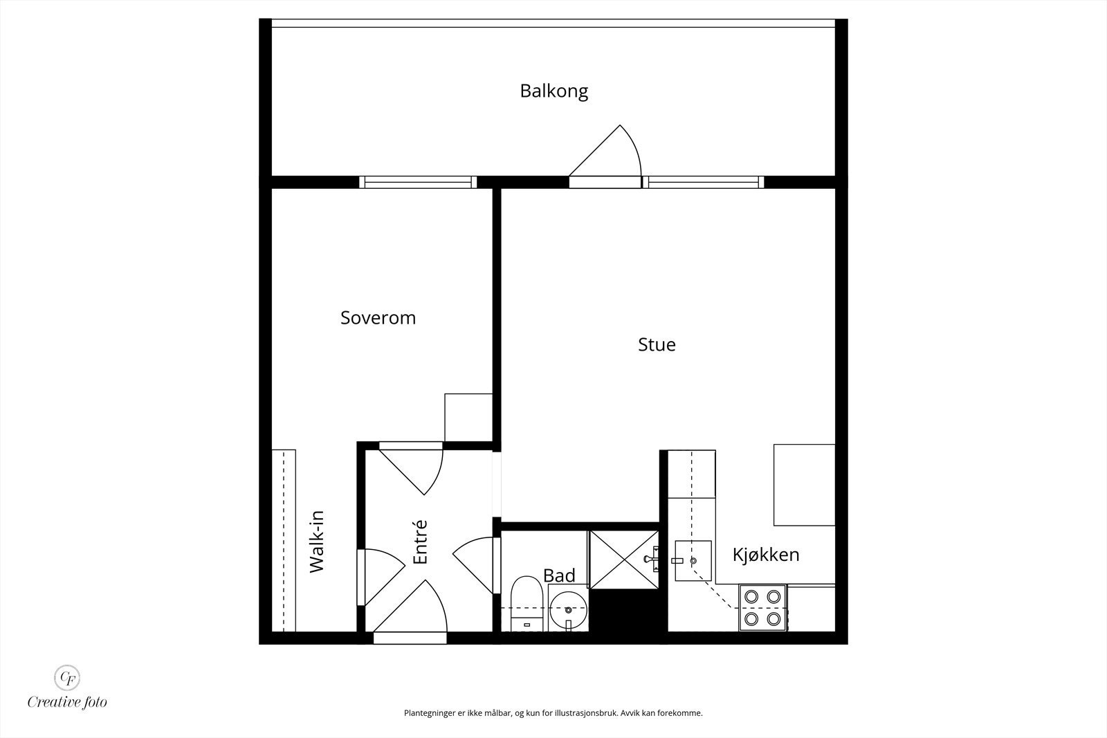 Plantegning Galleribilde