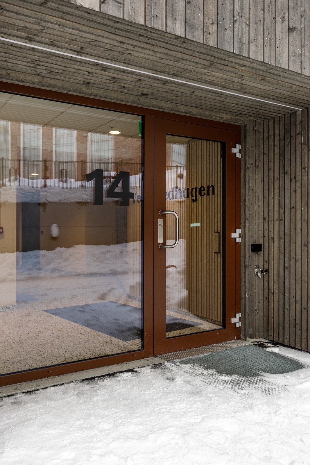 Inngangspartiet til Bekkedroga 14. Galleribilde