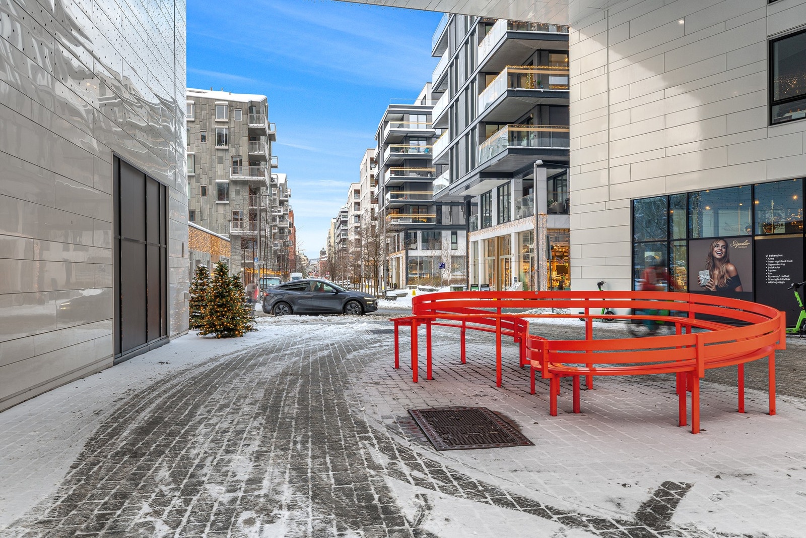 Her er byrom med stilren arkitektur og flotte detaljer Galleribilde