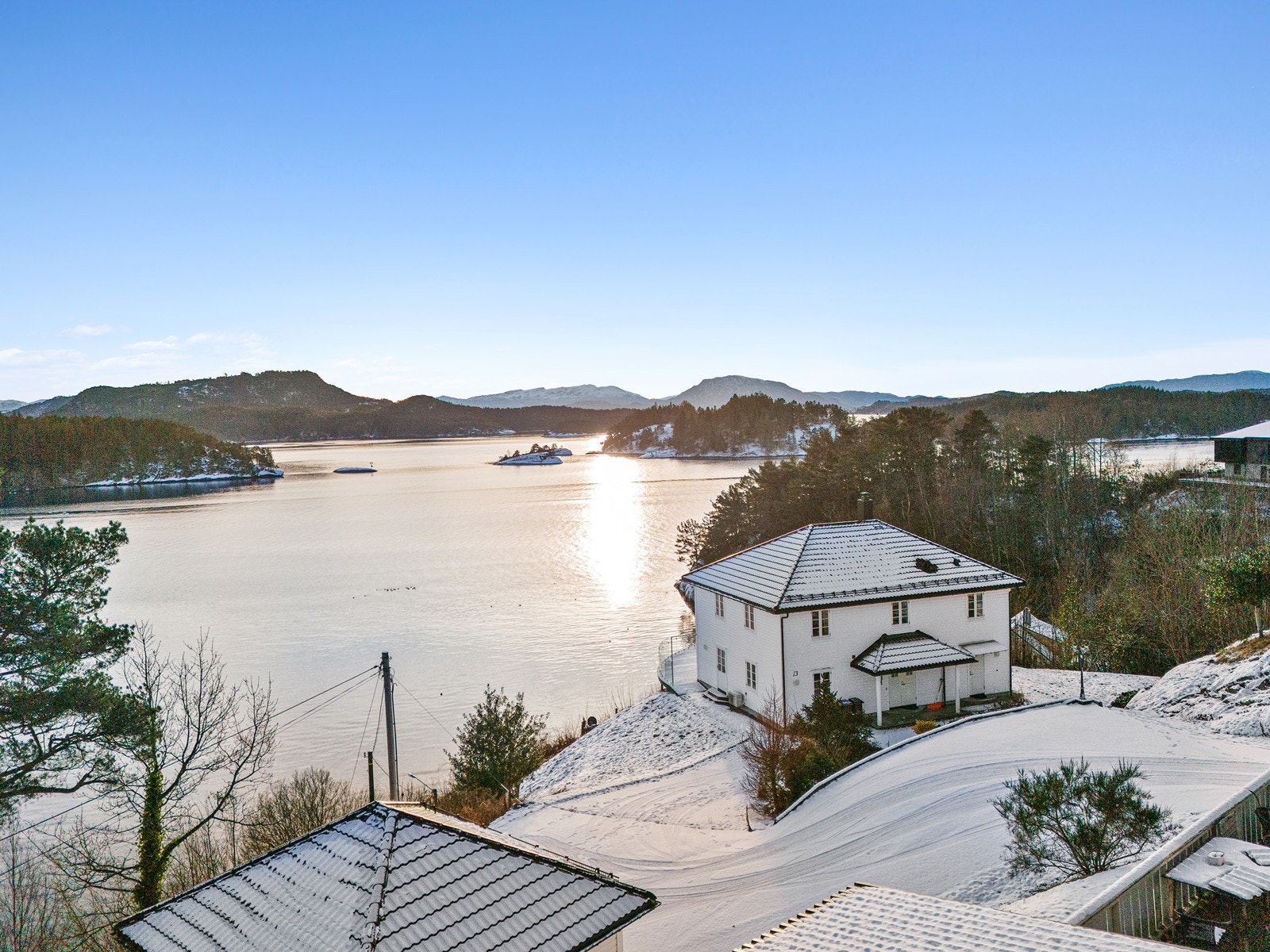 Området byr på gode solforhold Galleribilde