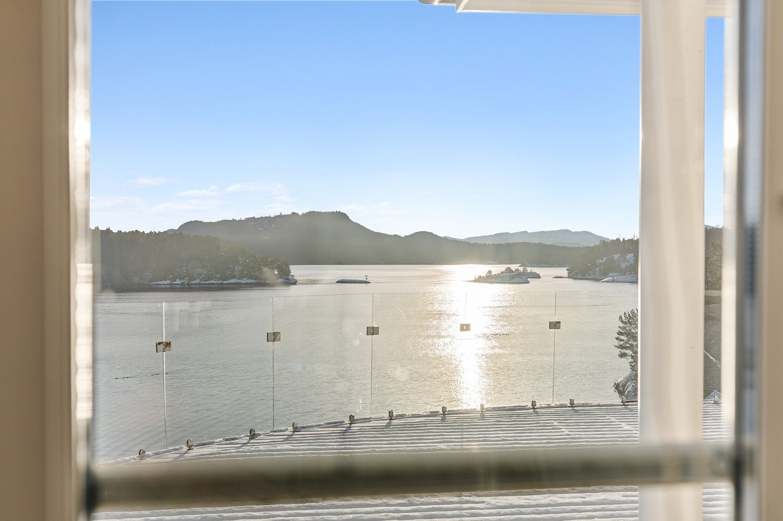 Nydelig utsikt fra stuen Galleribilde