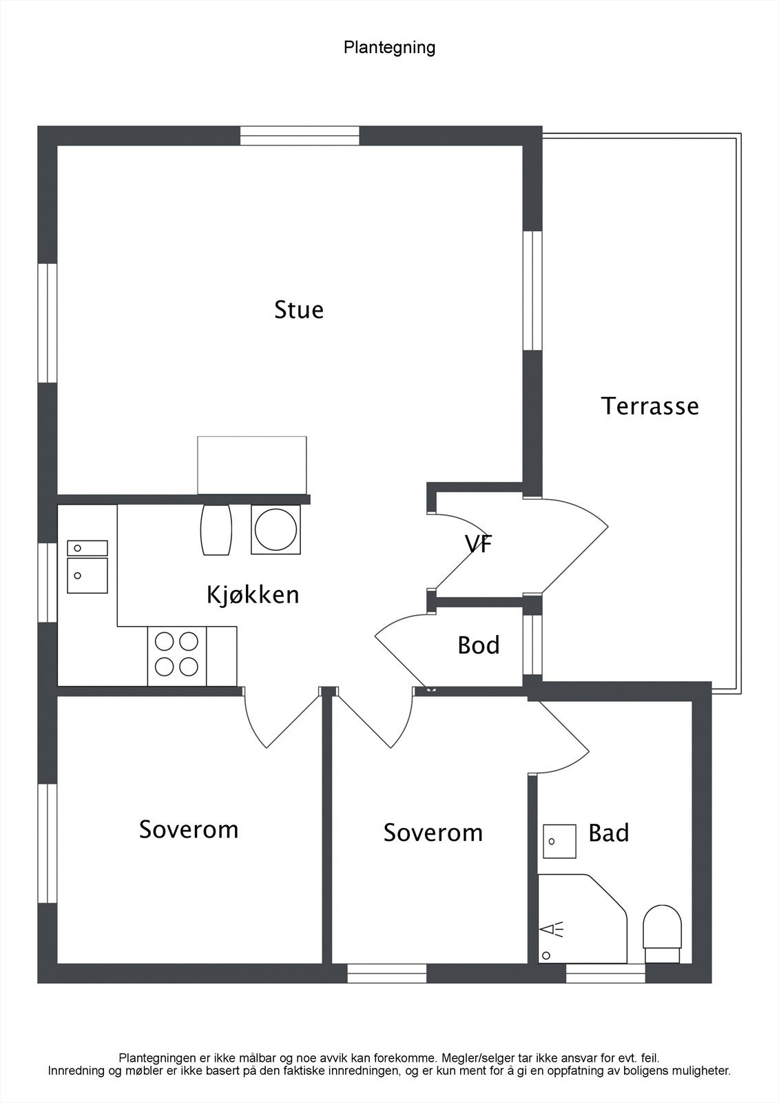 Plantegning Galleribilde