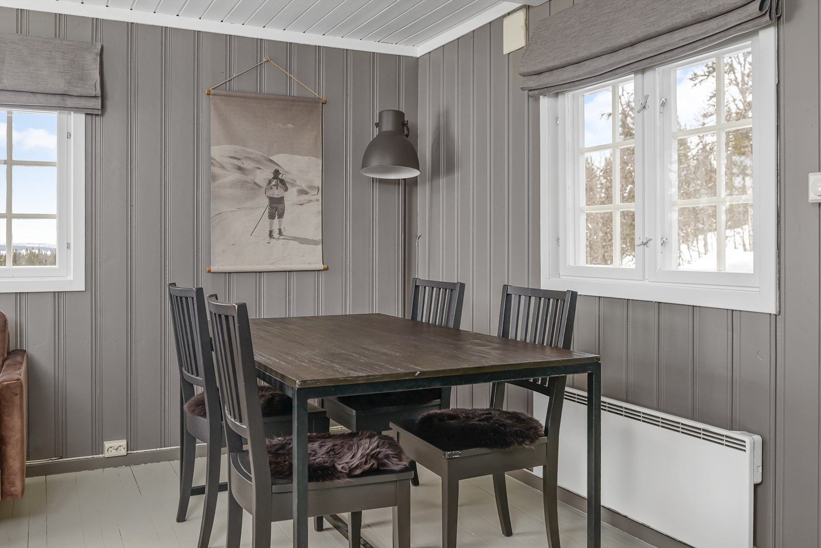 Her kan man samle familien rundt middagsbordet for et hyggelig måltid Galleribilde