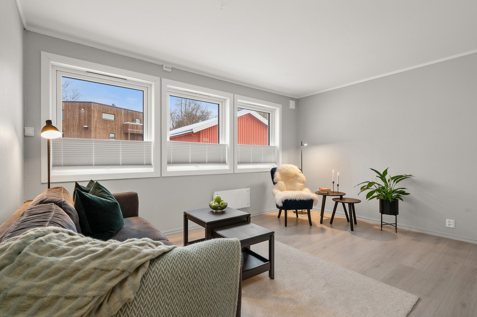 Det er lyst og åpent, noe som gir mange muligheter for møblering. Galleribilde