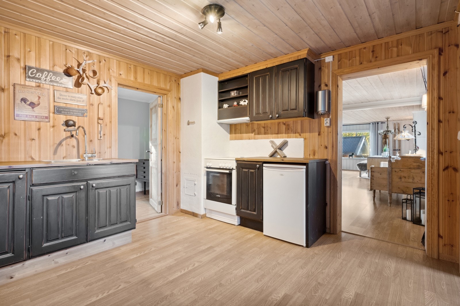 Kjøkkenet ble pusset opp i 2009. Galleribilde