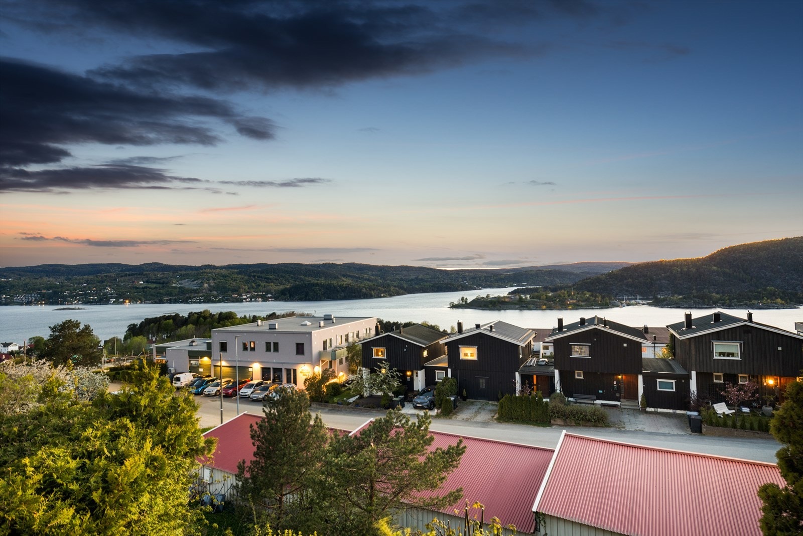 Her kan du nyte synet av solnedgangen. Galleribilde