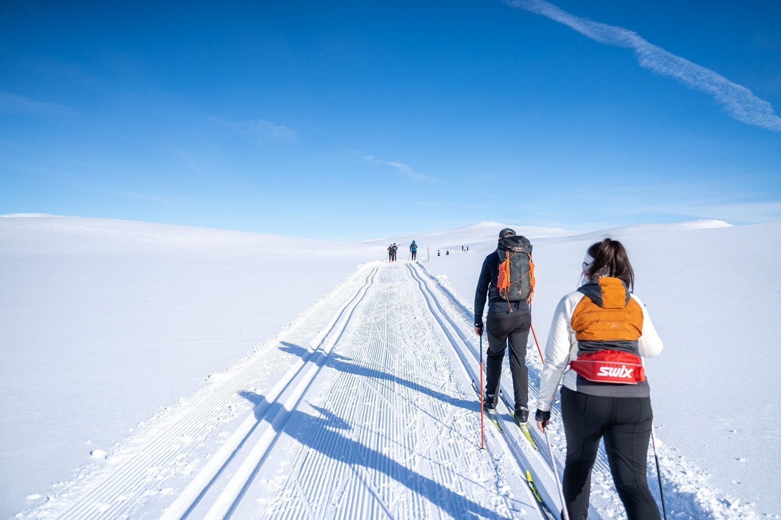 Milevis med flotte preparerte skiløyper Galleribilde