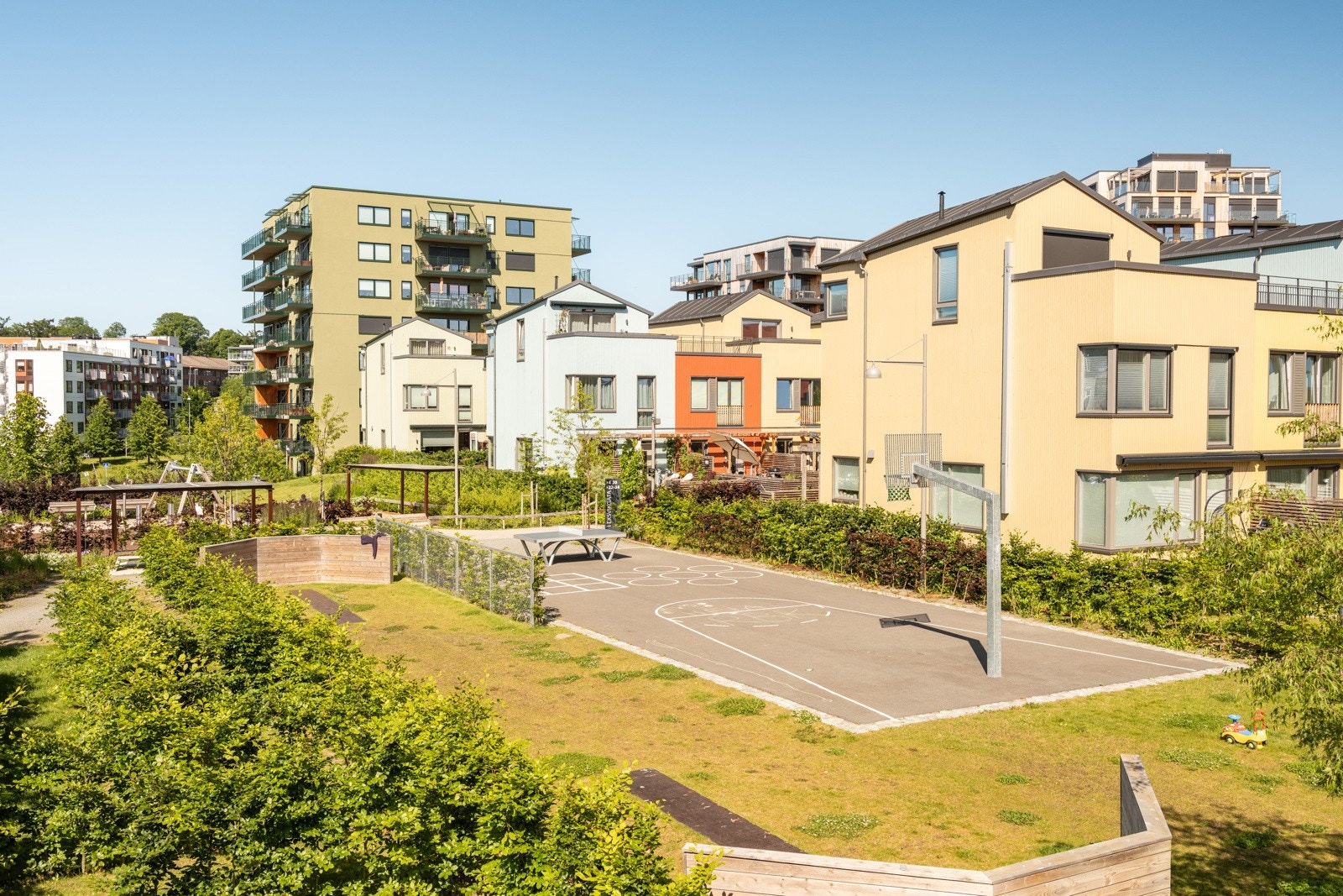 Leiligheten ligger på Lilleby ved Dakota-parken. Galleribilde