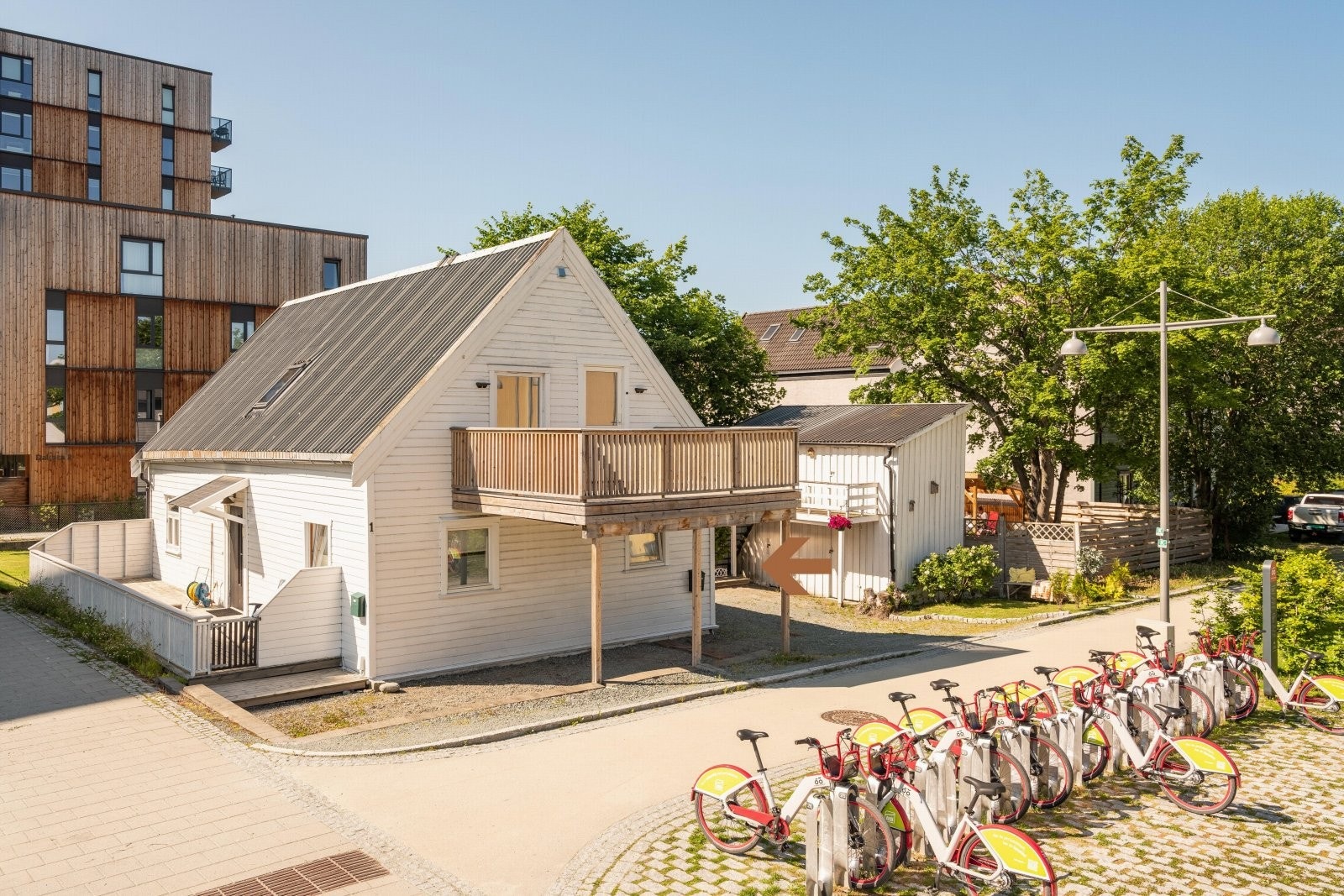 Leiligheten for salg ligger i 1 etasje. Galleribilde