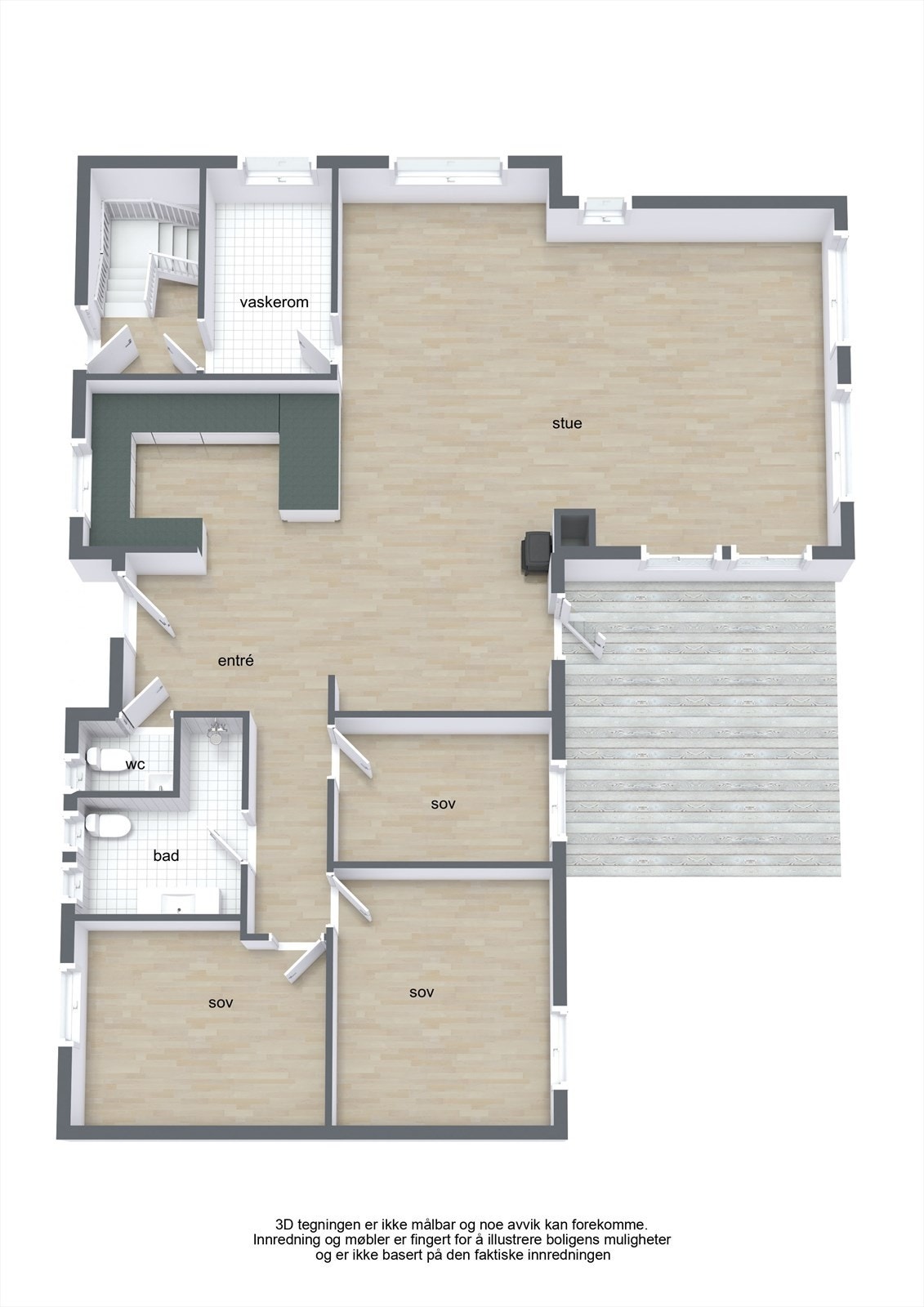 Plantegning Galleribilde