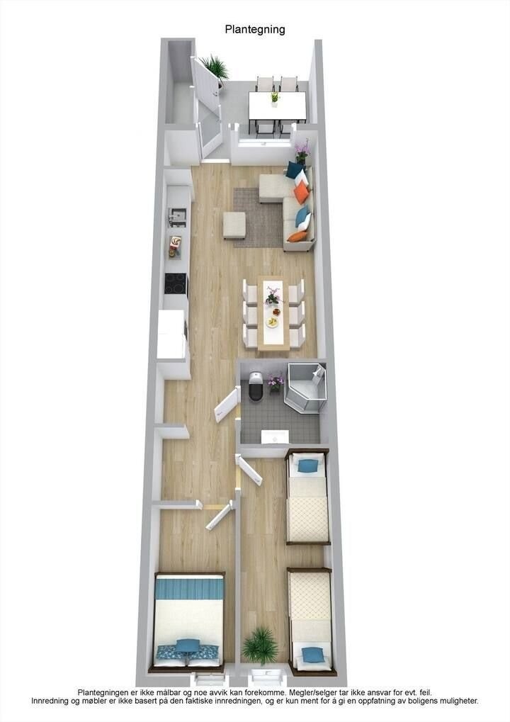 plantegning Galleribilde