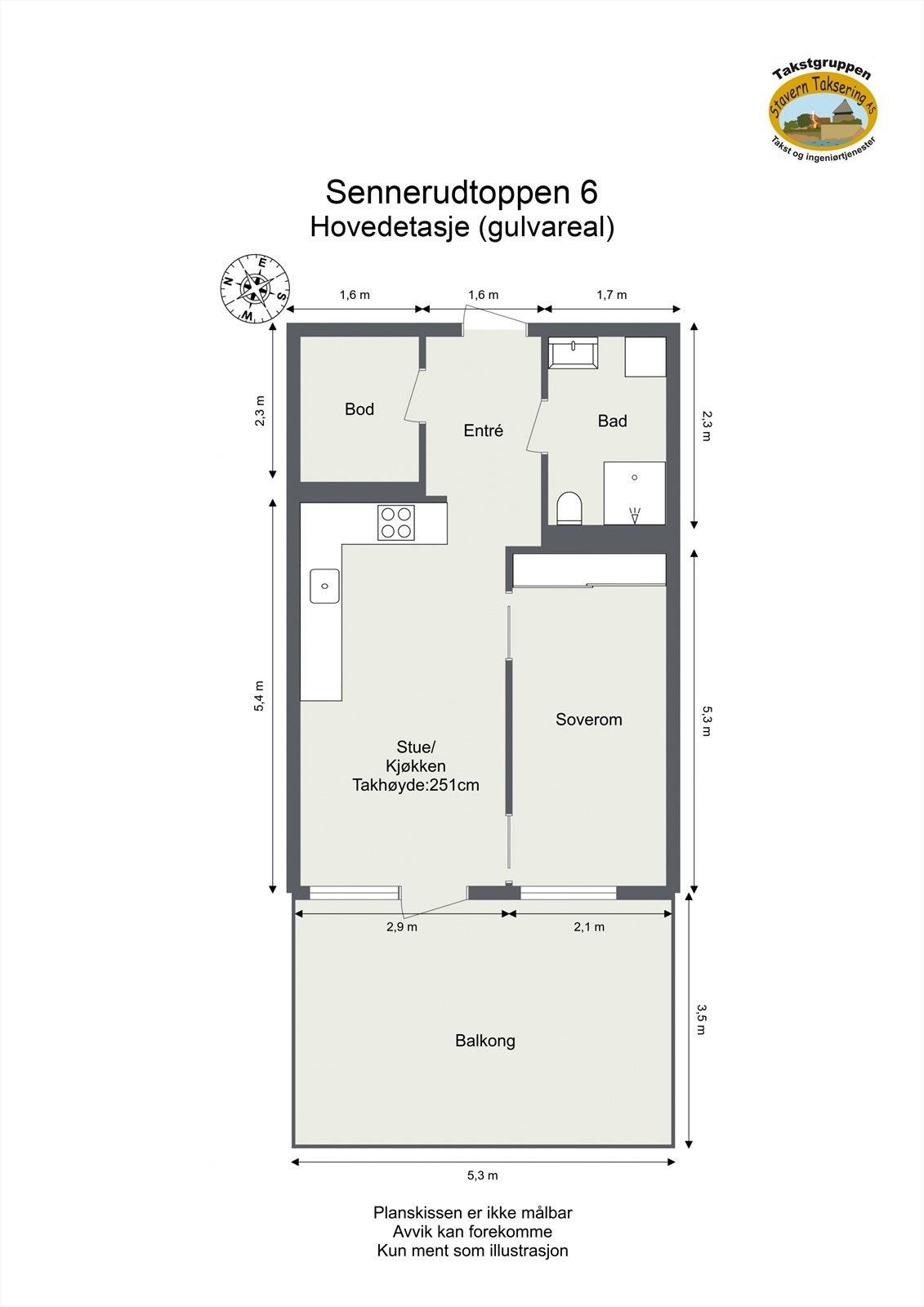 Planskisse. Galleribilde