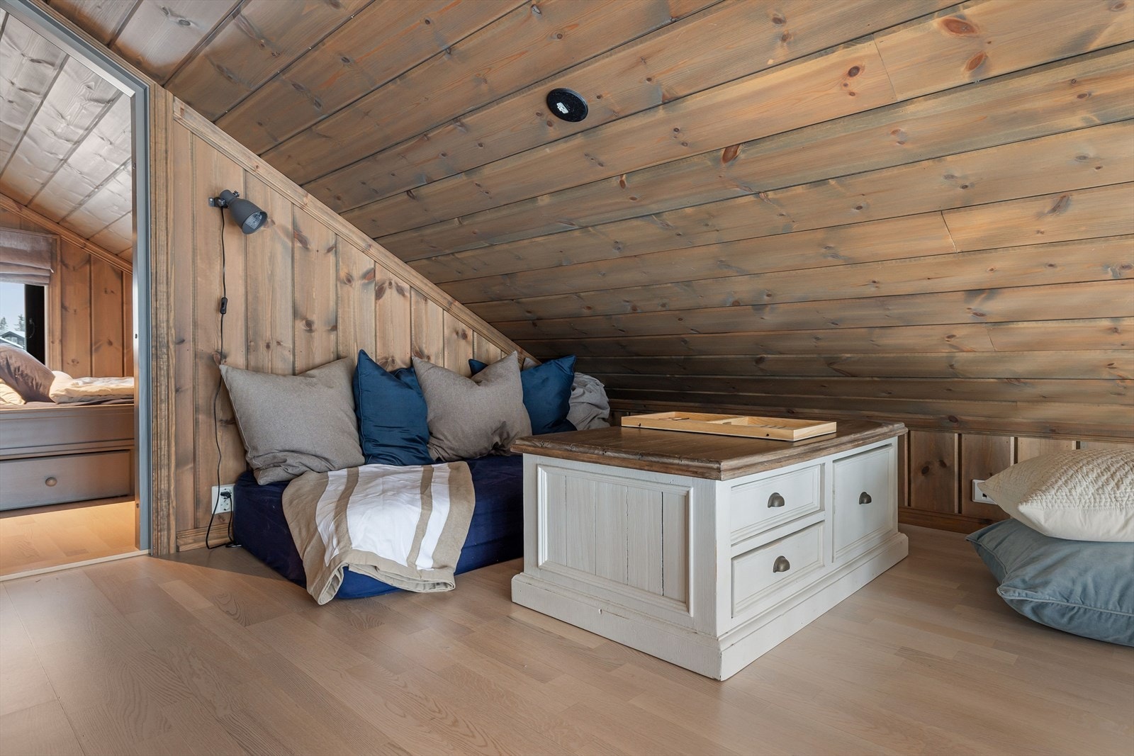 Hemsen har for lav takhøyde til at det gir et målbart areal. Galleribilde