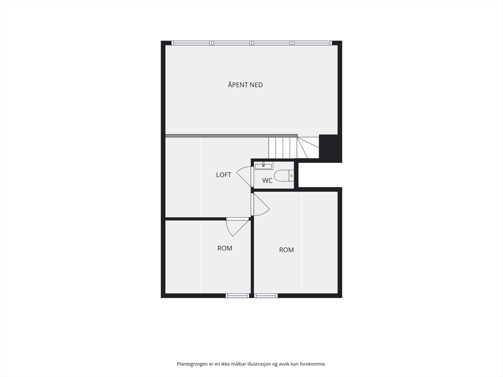 Plantegning hems. Galleribilde