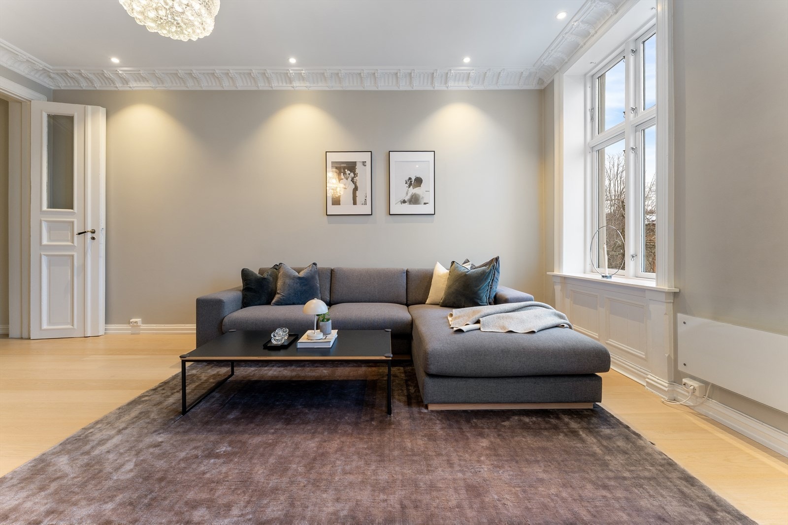 Veggflater er malt i 2020. Galleribilde