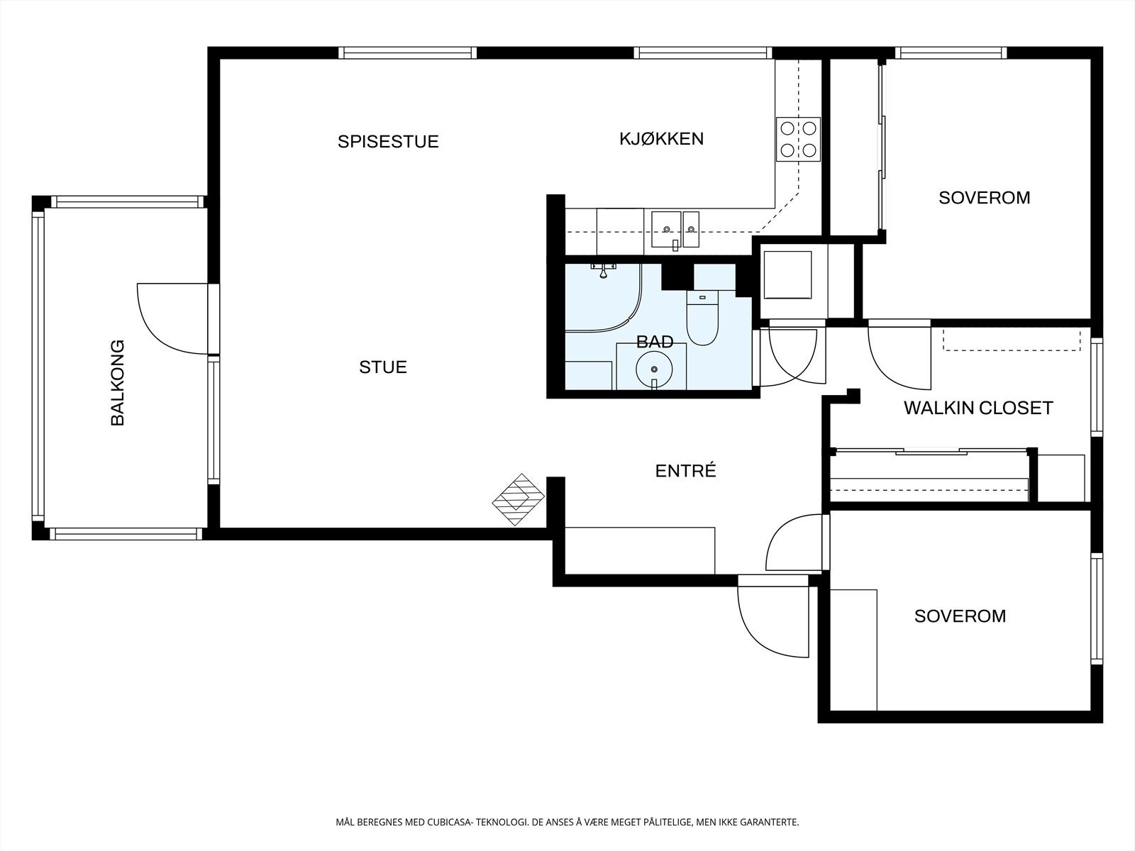 Plantegning. Galleribilde