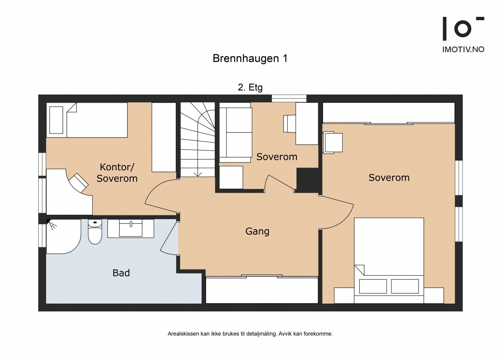 Plantegning 2.etg Galleribilde