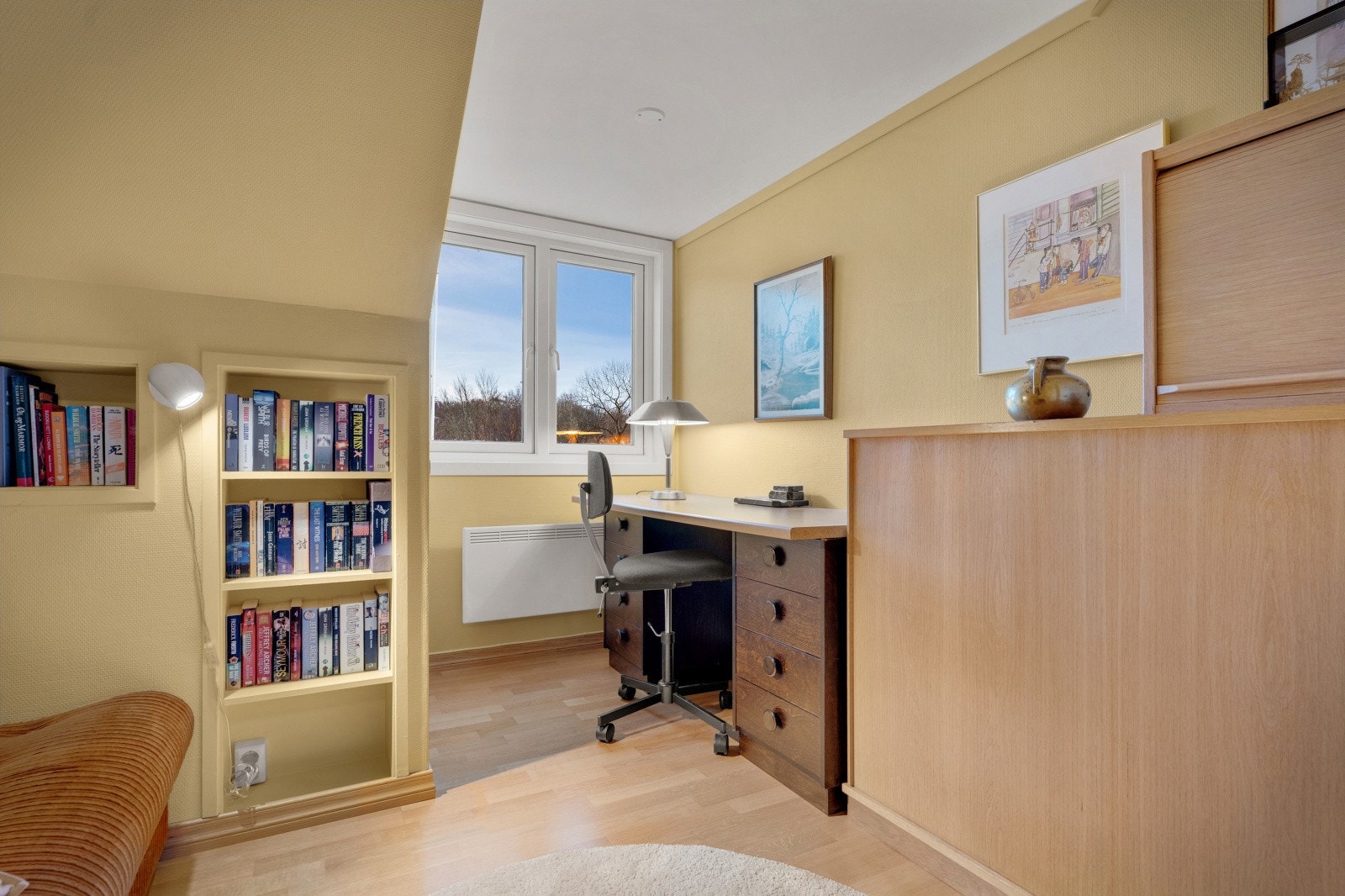 Soverom bygget ut som ark Galleribilde