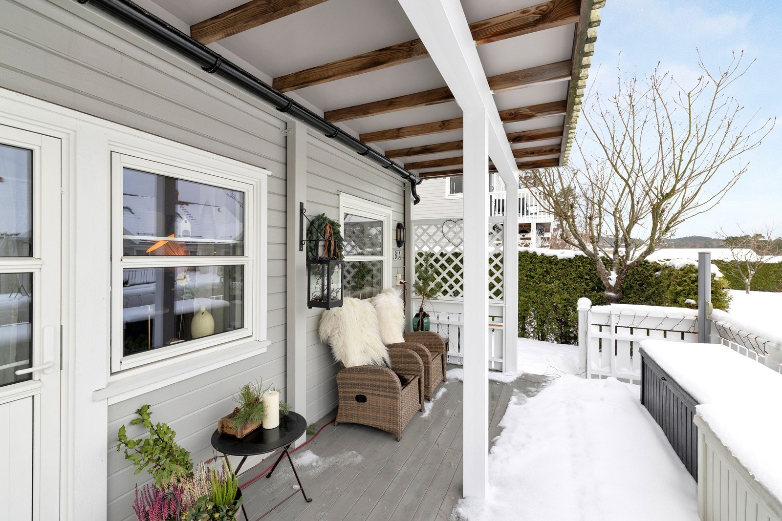 Her er det om sommeren hyggelig å ta med måltidene ut. Galleribilde