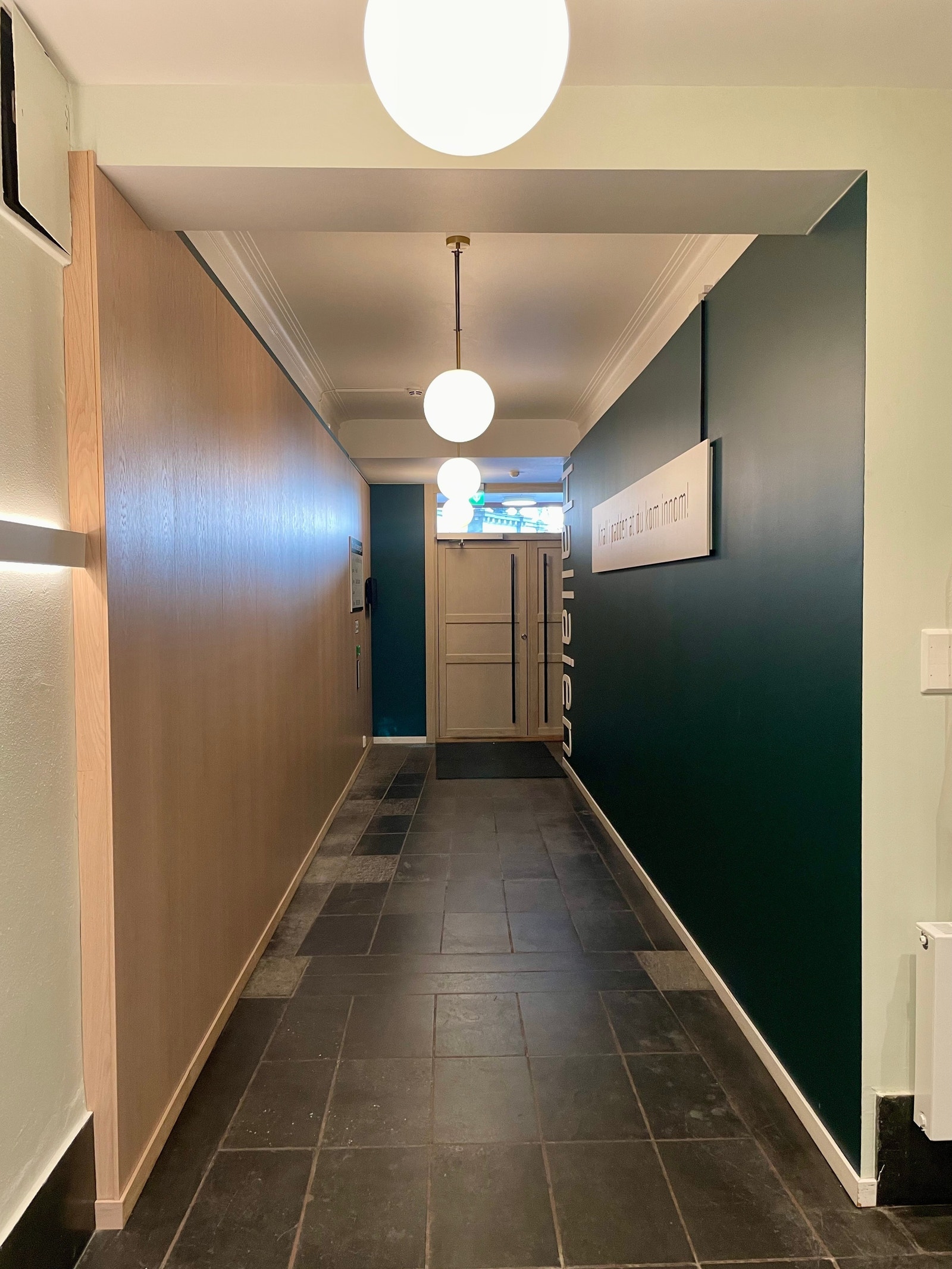 Representativt inngangsparti Galleribilde