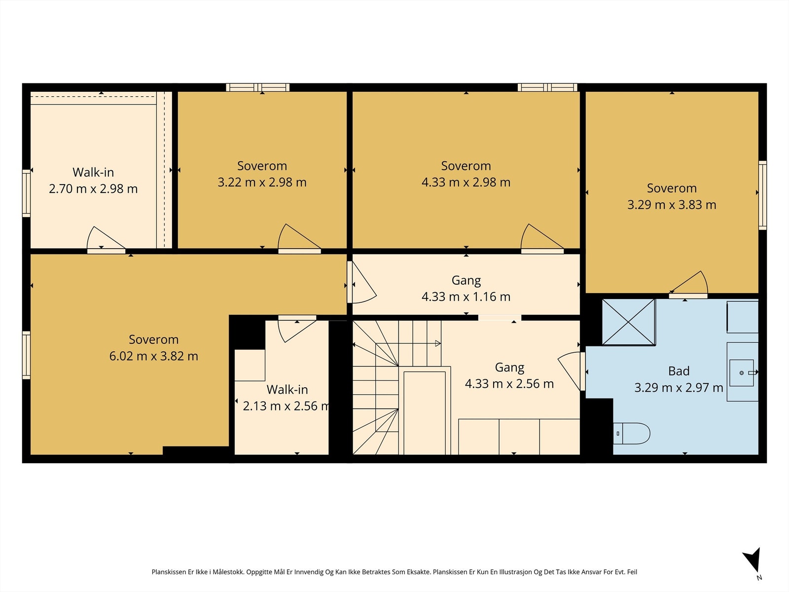 Plantegning 2.etg. Galleribilde