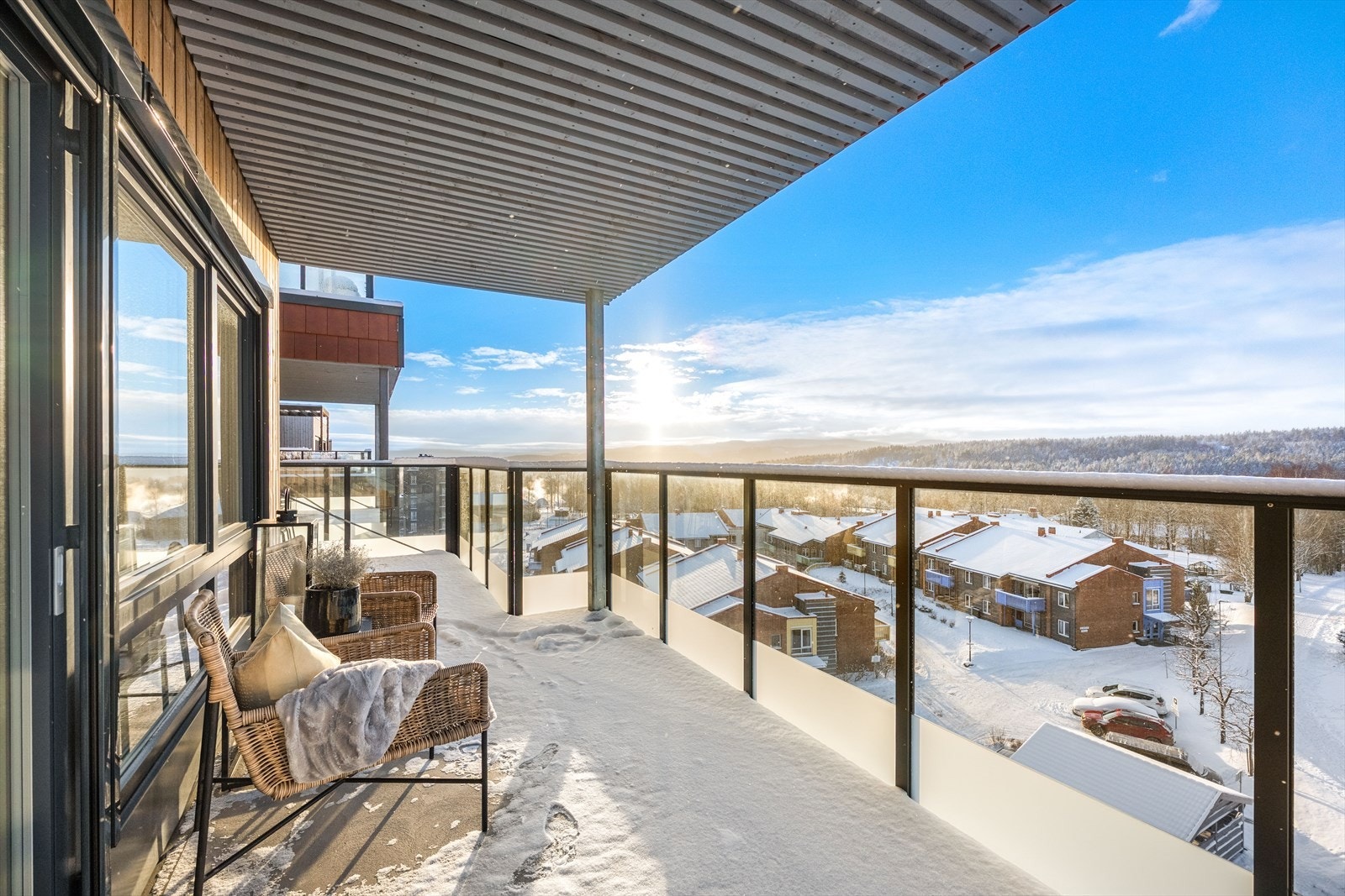 Vidstrakt utsikt med horisont Galleribilde