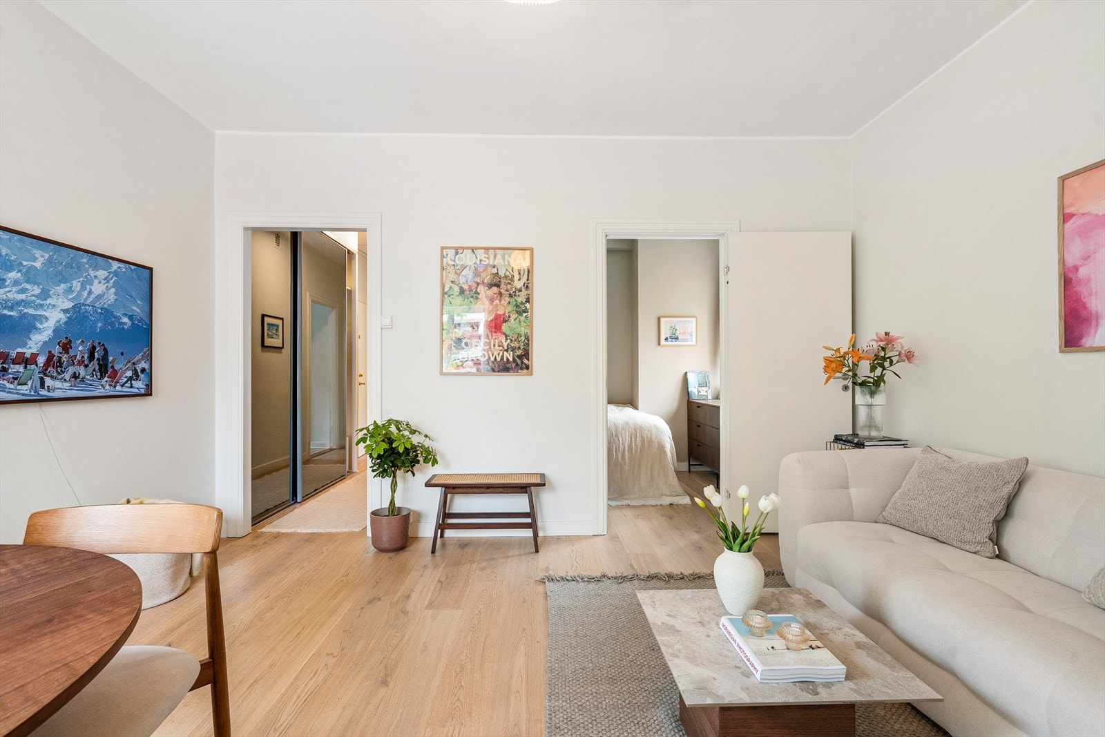 Flott 1-stavs eikeparkett - ny i 2025. Galleribilde