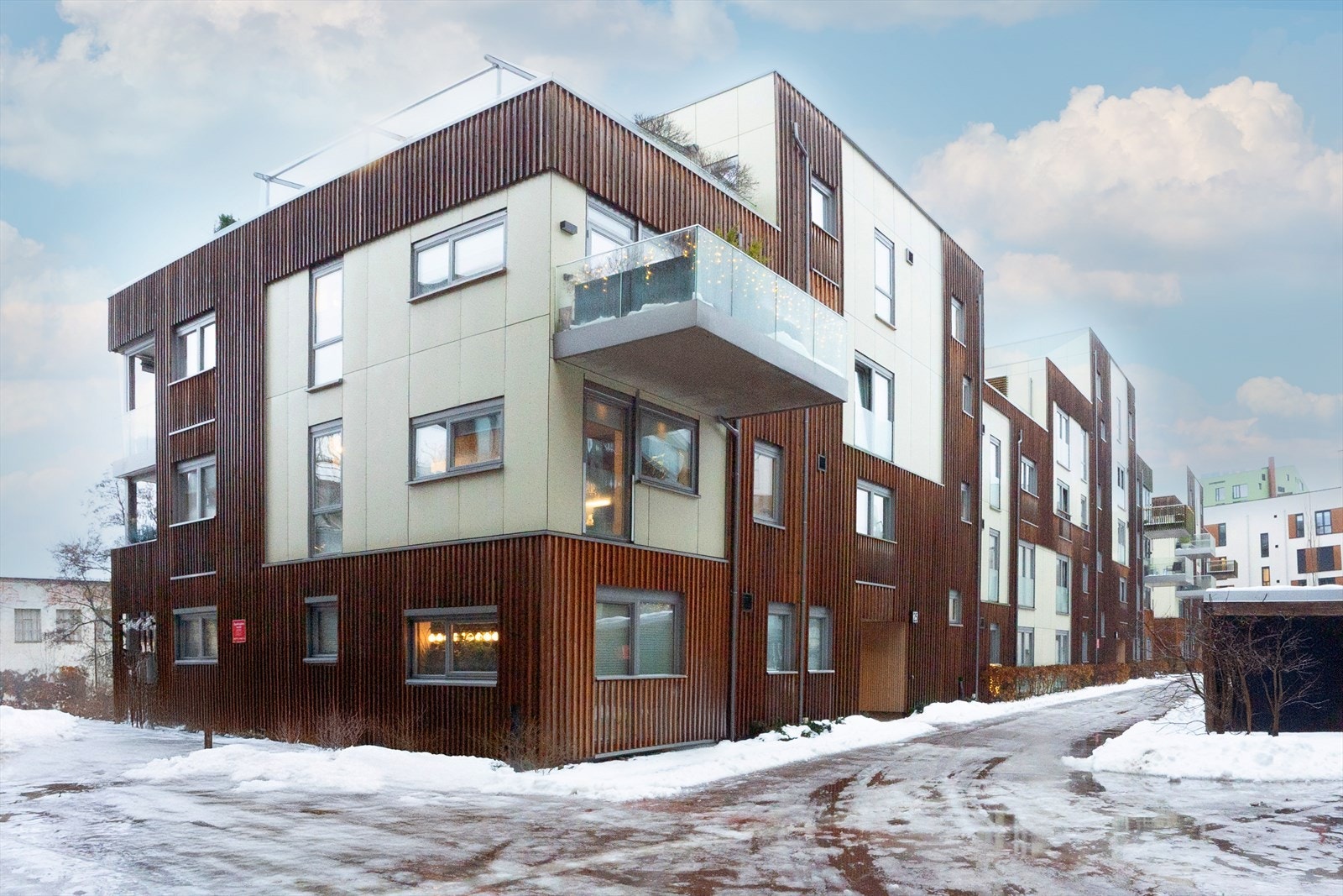 Bo sentralt og urbant i en nyskapende bydel på Verket i Moss. Galleribilde